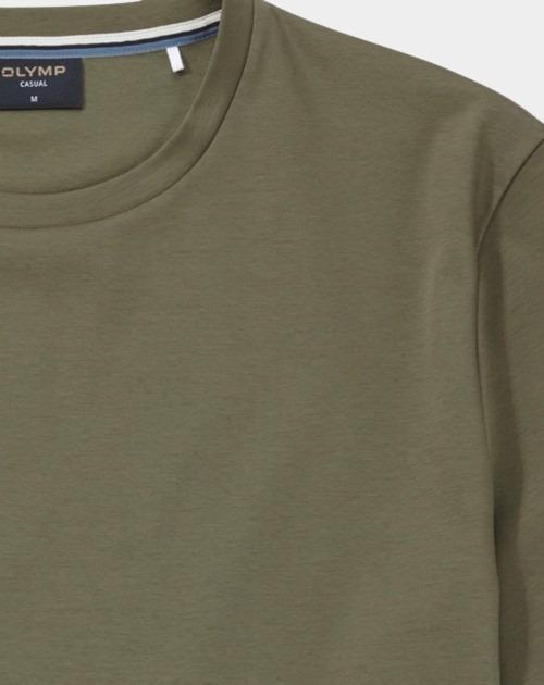 Olymp T-shirt korte mouw Groen Cotton Interlock T-Shirt 560352/47
