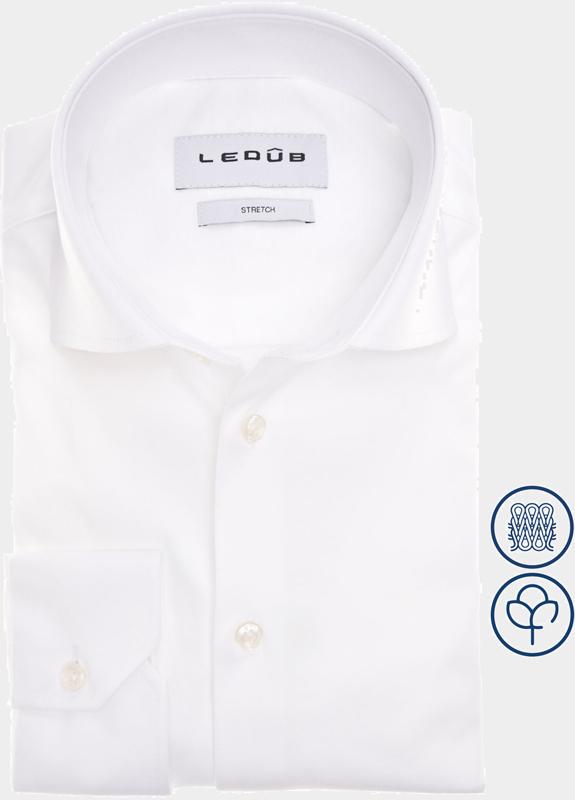 Ledub Business hemd lange mouw Wit MFN5 0323519/910-000-000