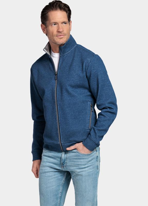 Baileys sweatvest heren Blauw Sweat Cardigan Zip 612220/675