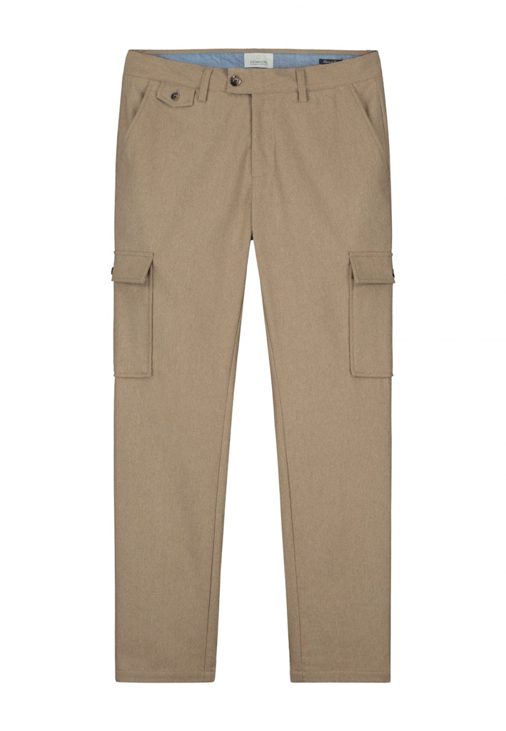 Dstrezzed Katoenen Broek Bruin DS_Marlon Wool Combat 501778/260