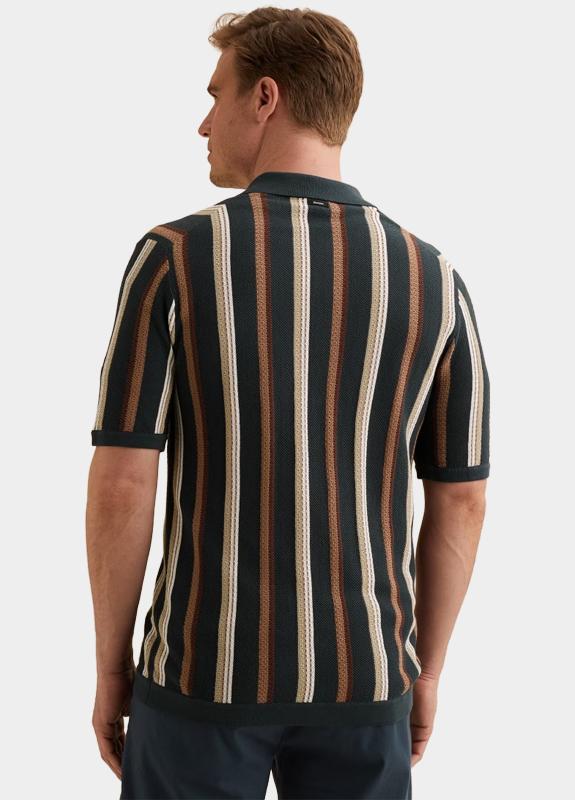 Vanguard Polo korte mouw Blauw Short sleeve polo cotton moda VPSS2604854/5108