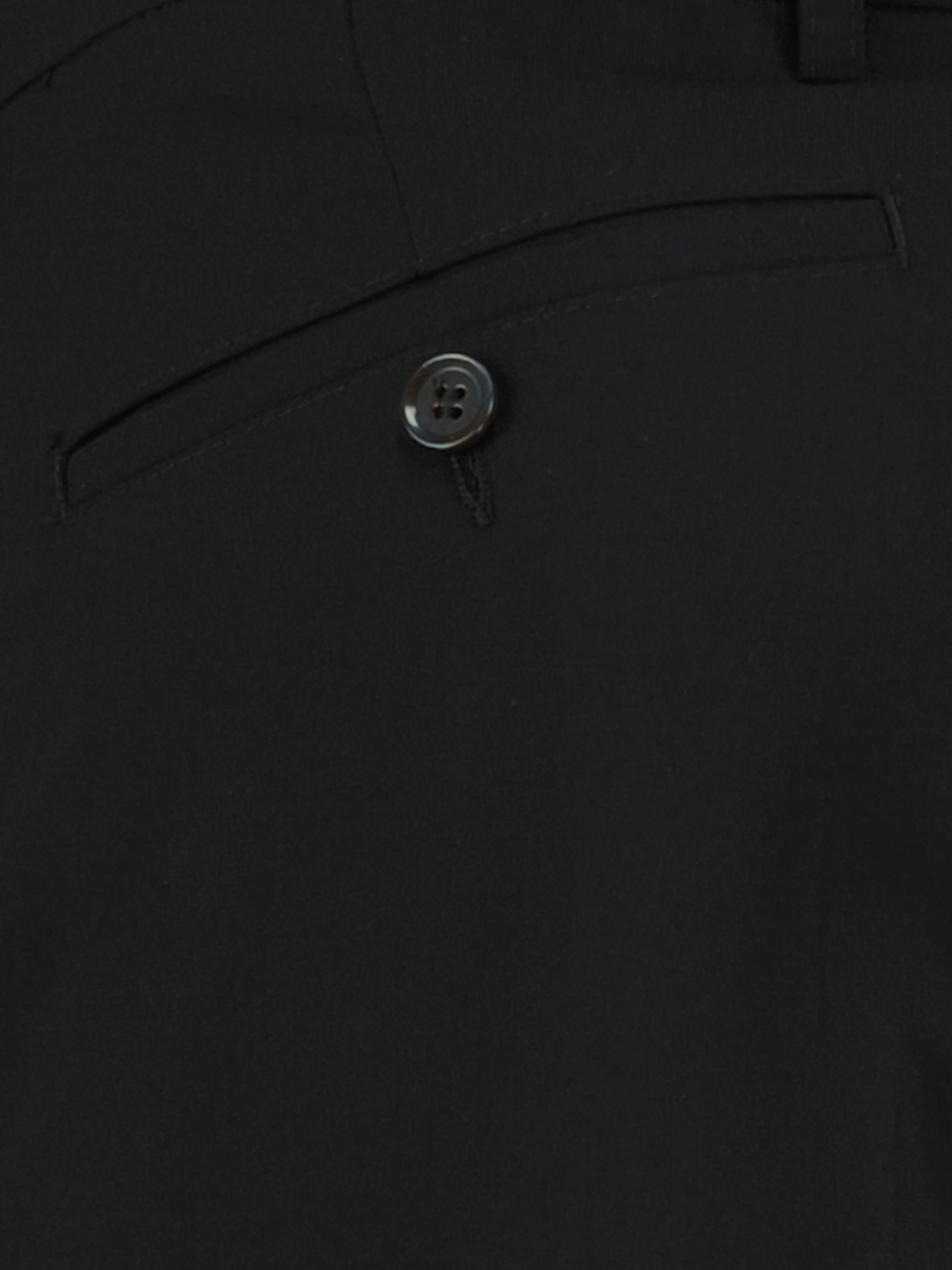Commander Wollen Pantalon Zwart Hose 213012450/900