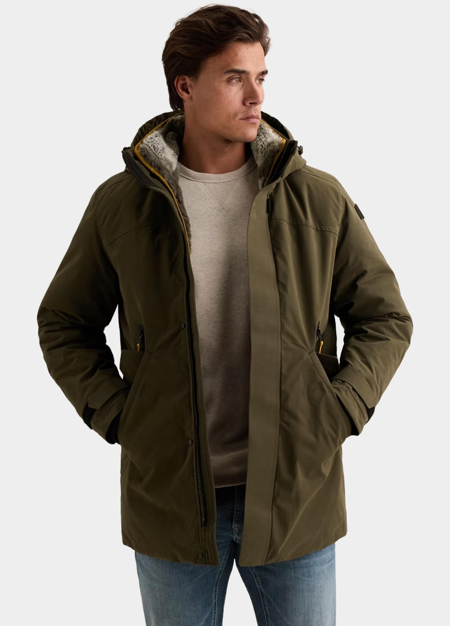PME Legend Winterjas heren Groen Semi long jacket HYDROPACKER PJA2609166/8039