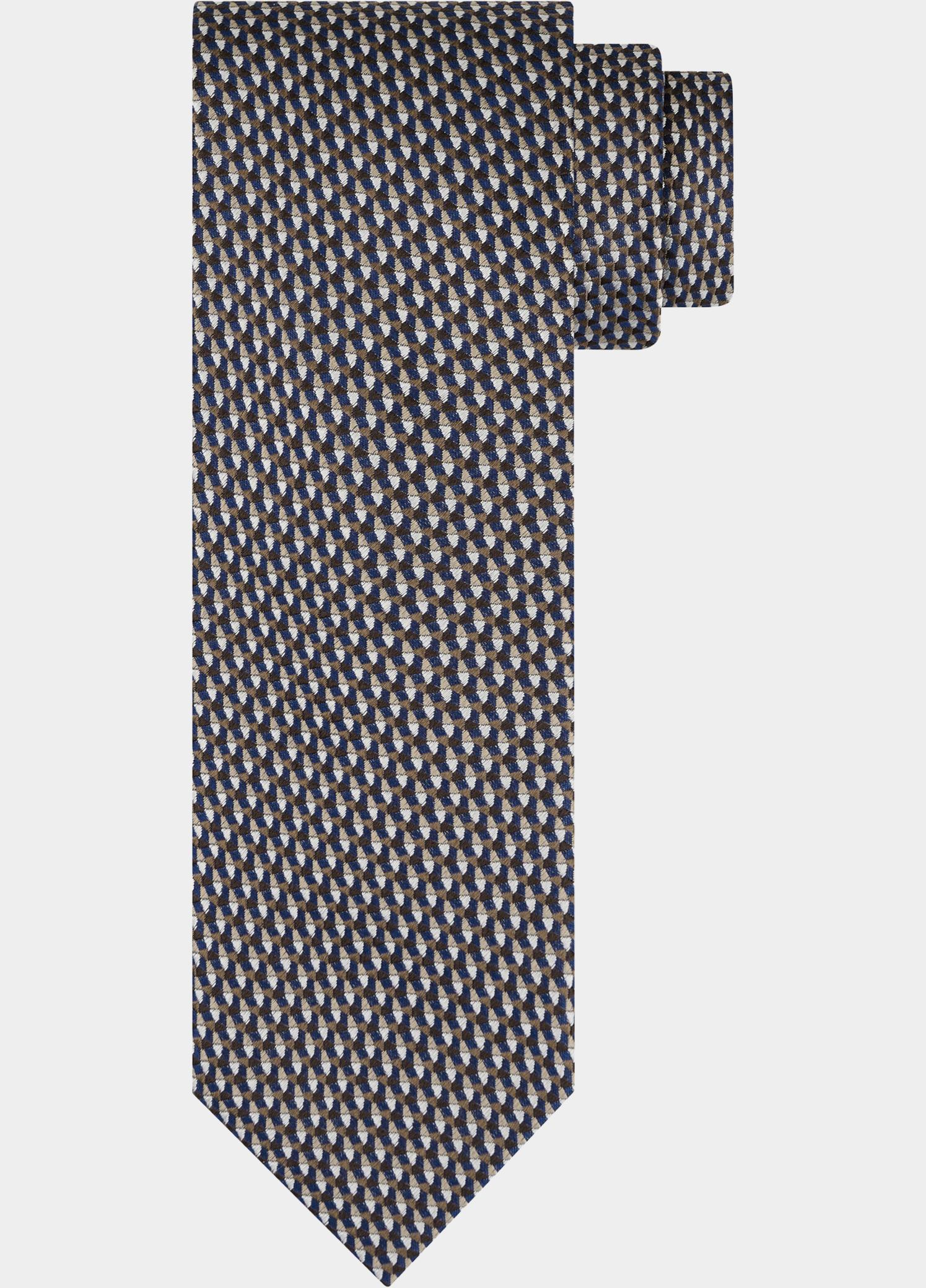 Profuomo Stropdas Bruin  PPXA30041/C
