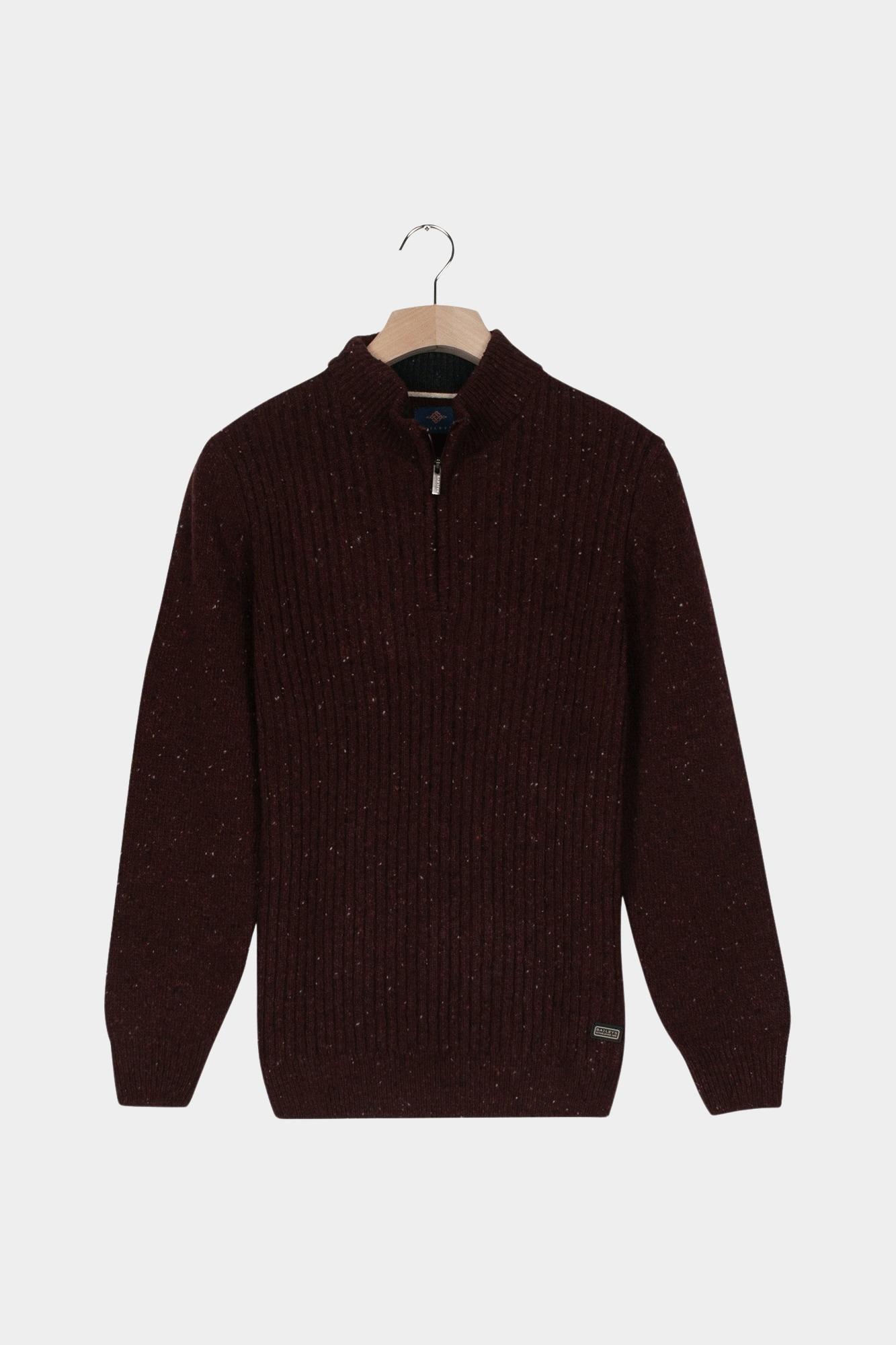 Baileys Half Zip Paars Pullover 1/2 Zip Front part S 528494/497