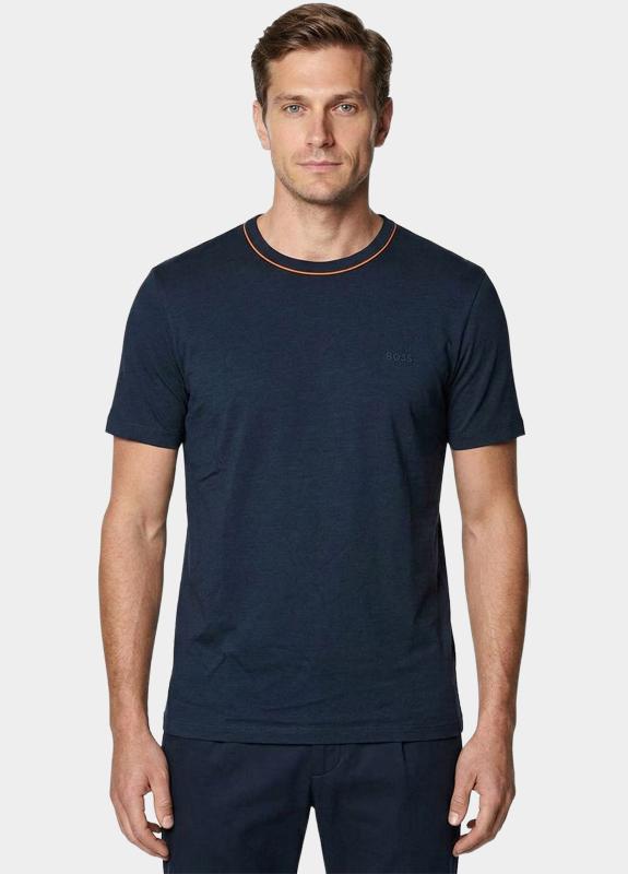 BOSS Orange T-shirt heren Blauw Tegood 10240843 01 50508243/464