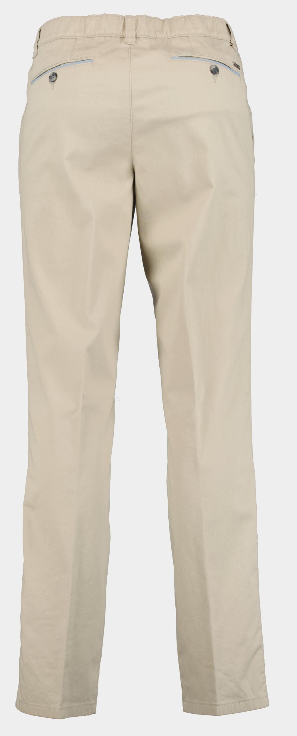 F043 Katoenen Broek Beige Stretch katoen flatfront 2056.1.11.224/100
