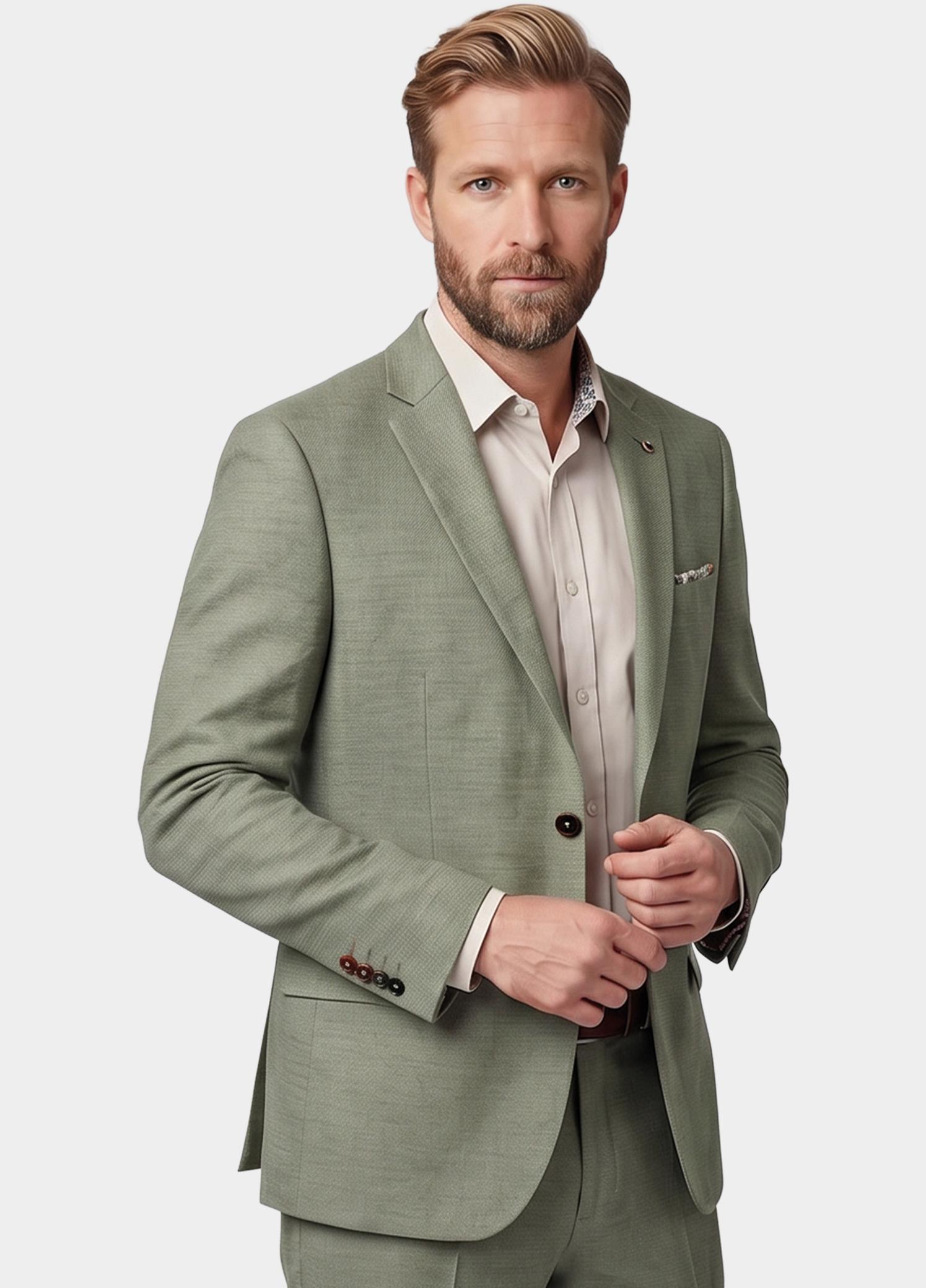 Giordano Colbert Groen Robert blazer fully lined Wov 612610/70