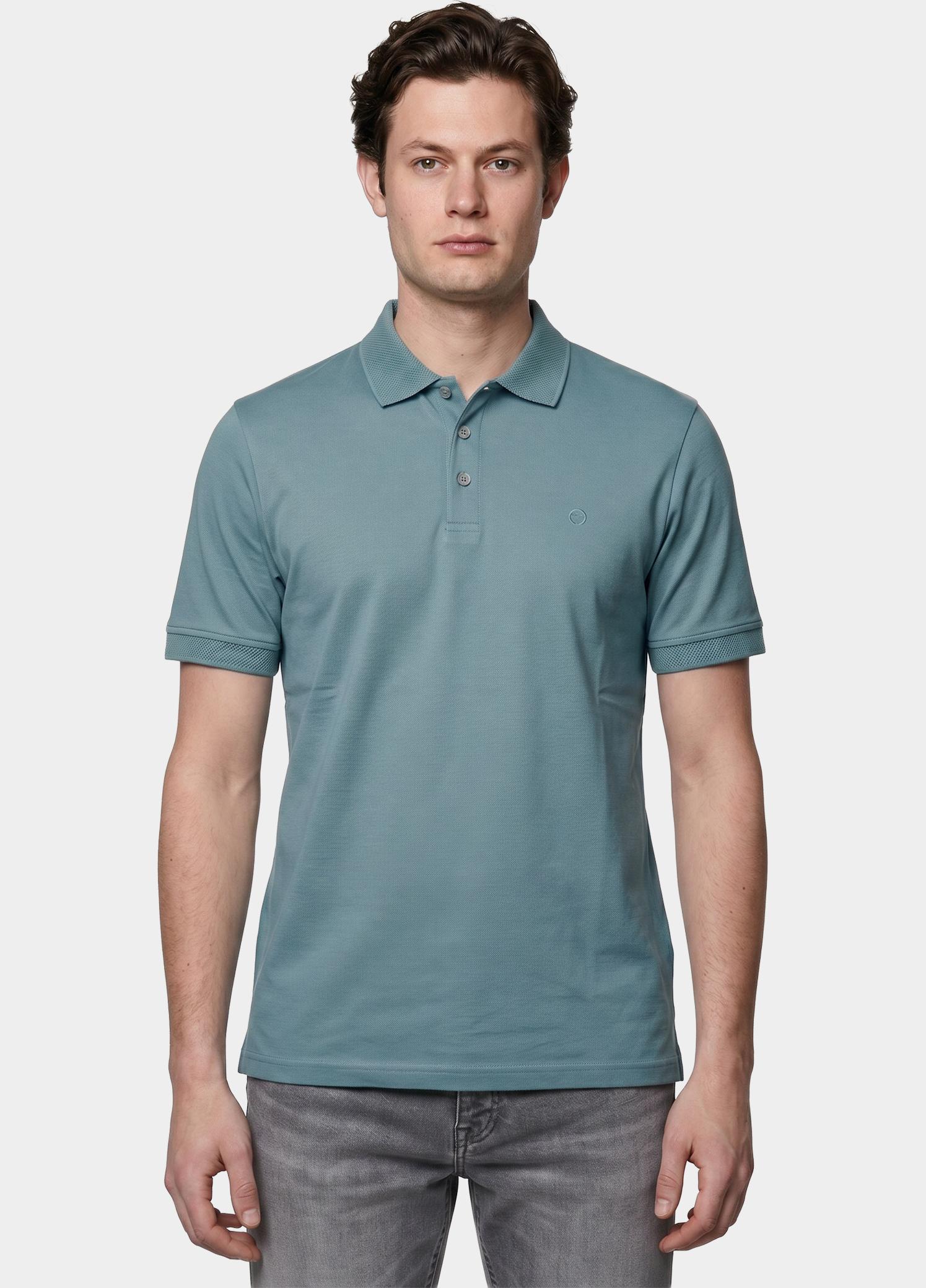 Bos Polo heren Blauw New-Lobra F0001371.8565/4034
