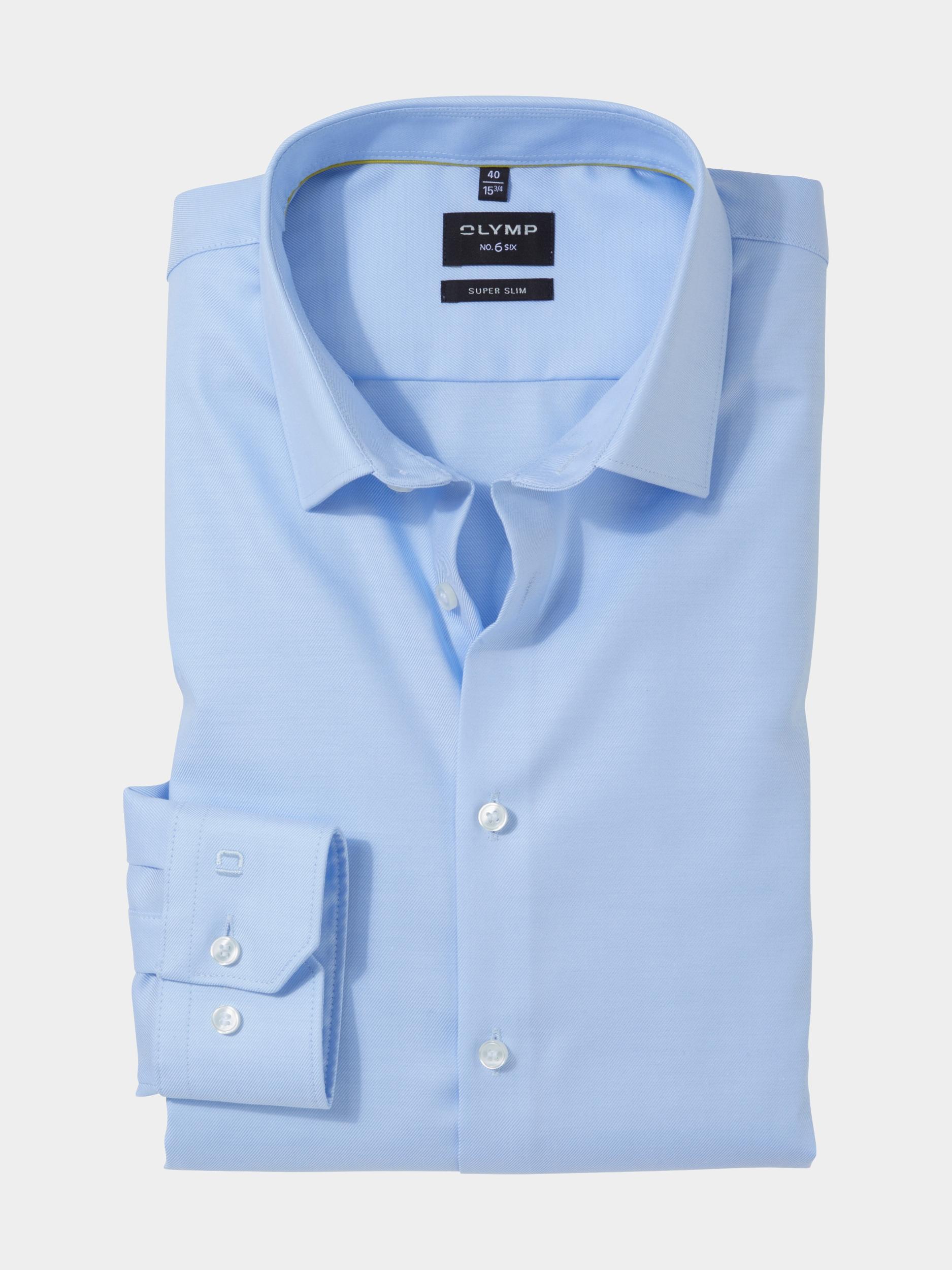 Olymp Business hemd lange mouw Blauw 0773/64 Hemden 077364/12