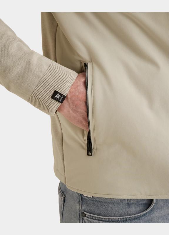 Vanguard Vest Beige Button jacket cotton modal VKC2602356/9017