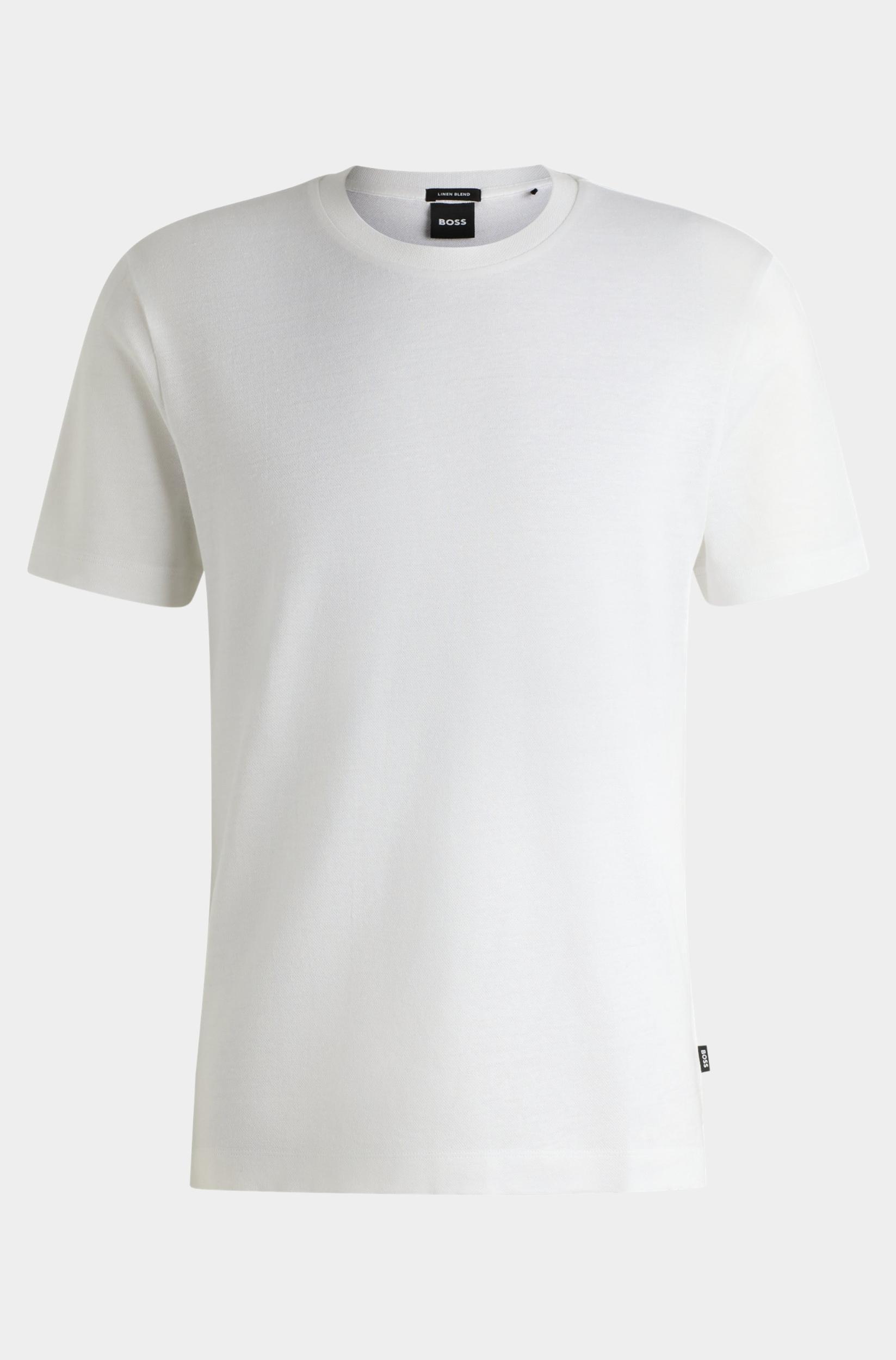 BOSS Black T-shirt korte mouw Wit H-Thompson 28 10271433 01 50537488/100