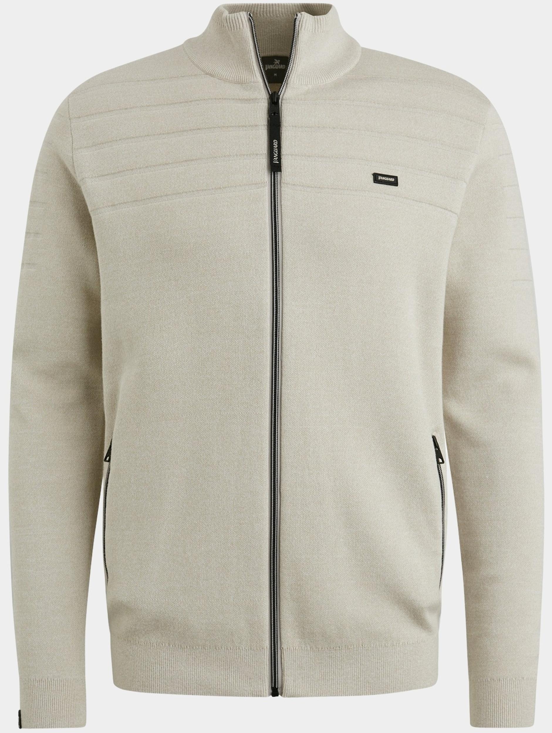 Vanguard Vest Beige Zip jacket cotton modal bonde VKC2502355/7004