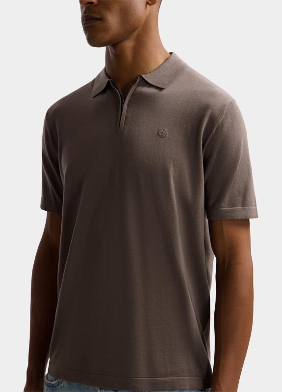 Dstrezzed Polo heren Grijs DS_Dorian Zip Polo 420062/216