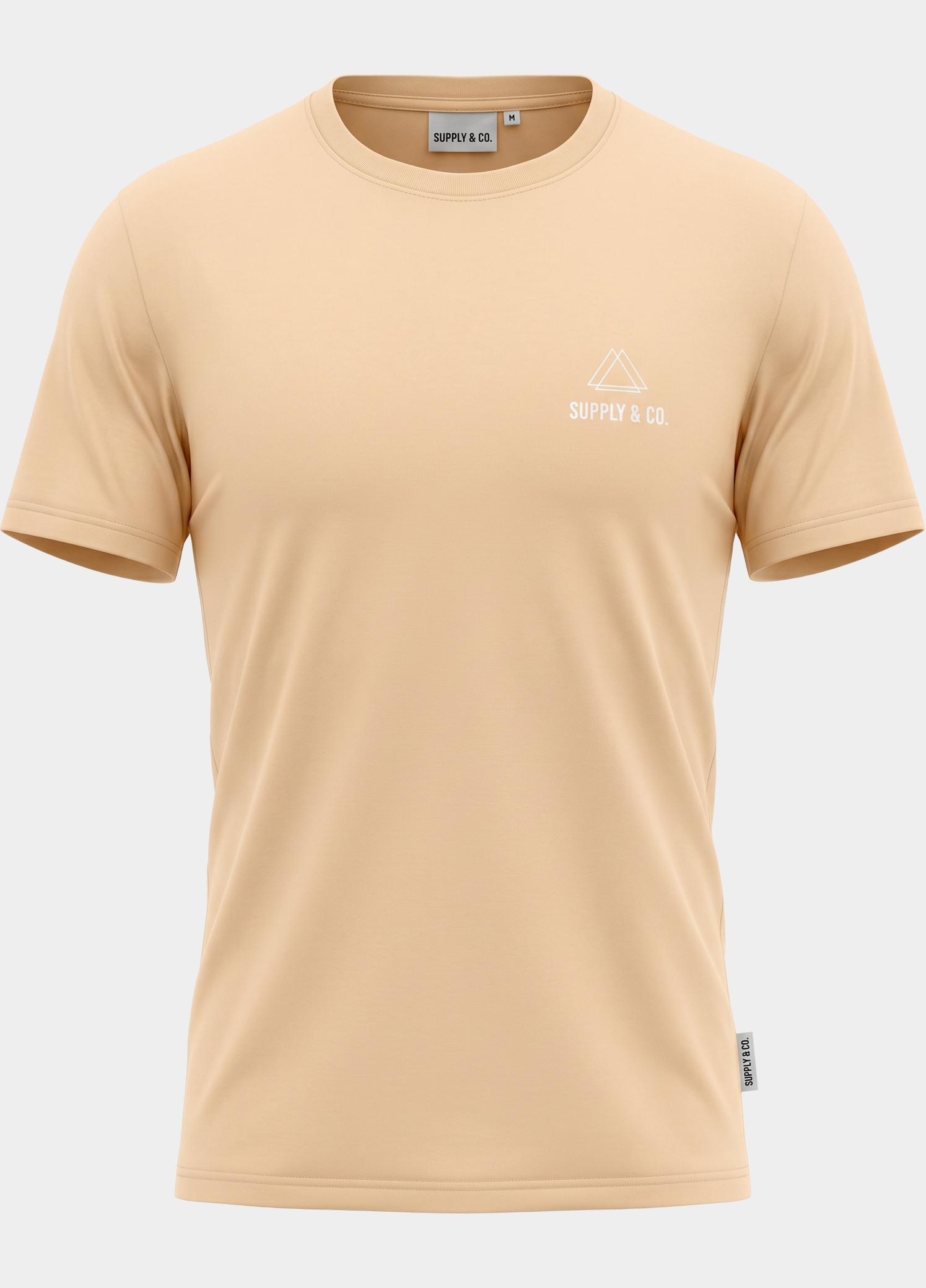 Supply & Co. T-shirt heren Roze Basic T-shirt SCO25108BA01/735 apricot