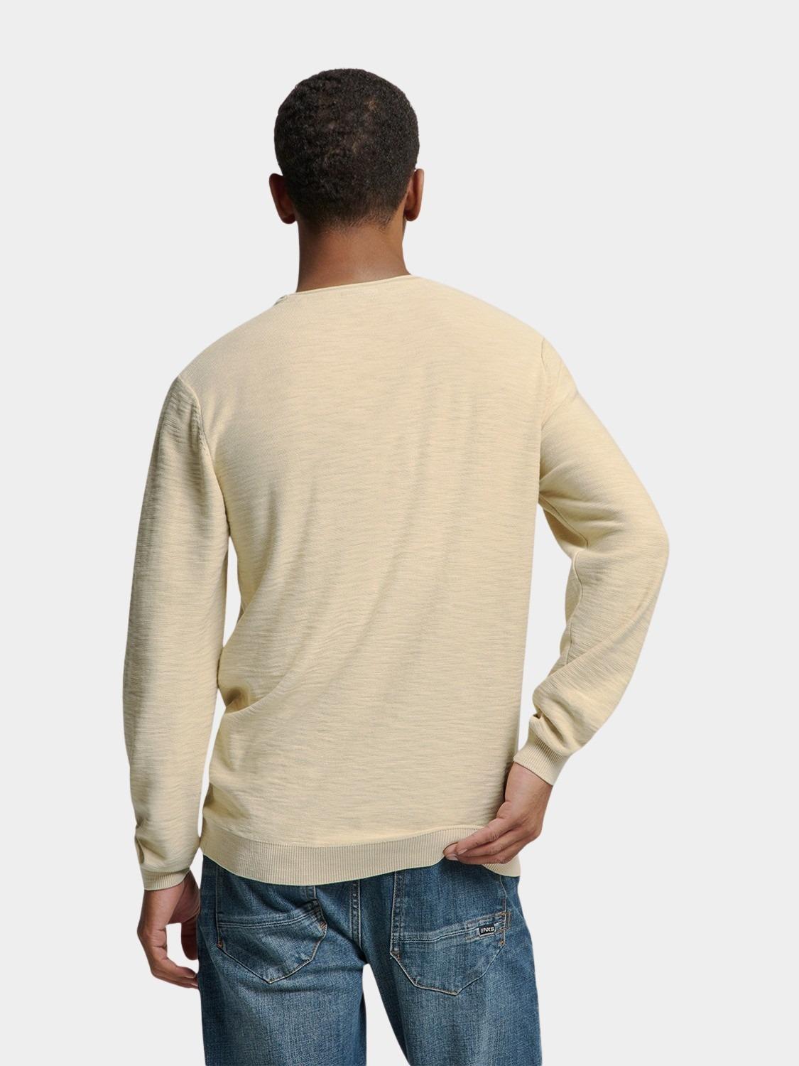 No Excess Pullover Grijs Pullover Crewneck Garment Dye N2101/122