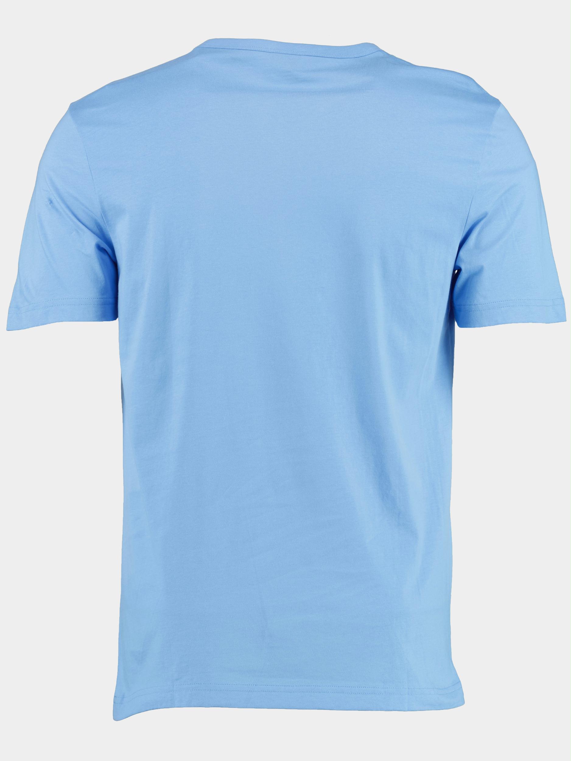 BOSS Green T-shirt korte mouw Blauw Tee Curved 10241647 01 50469062/439