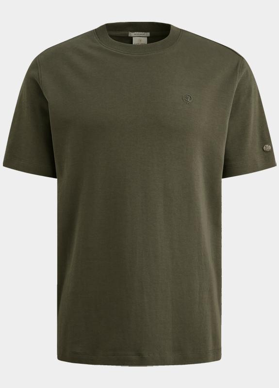Cast Iron T-shirt korte mouw Grijs Short sleeve r-neck regular f CTSS2510570/6513