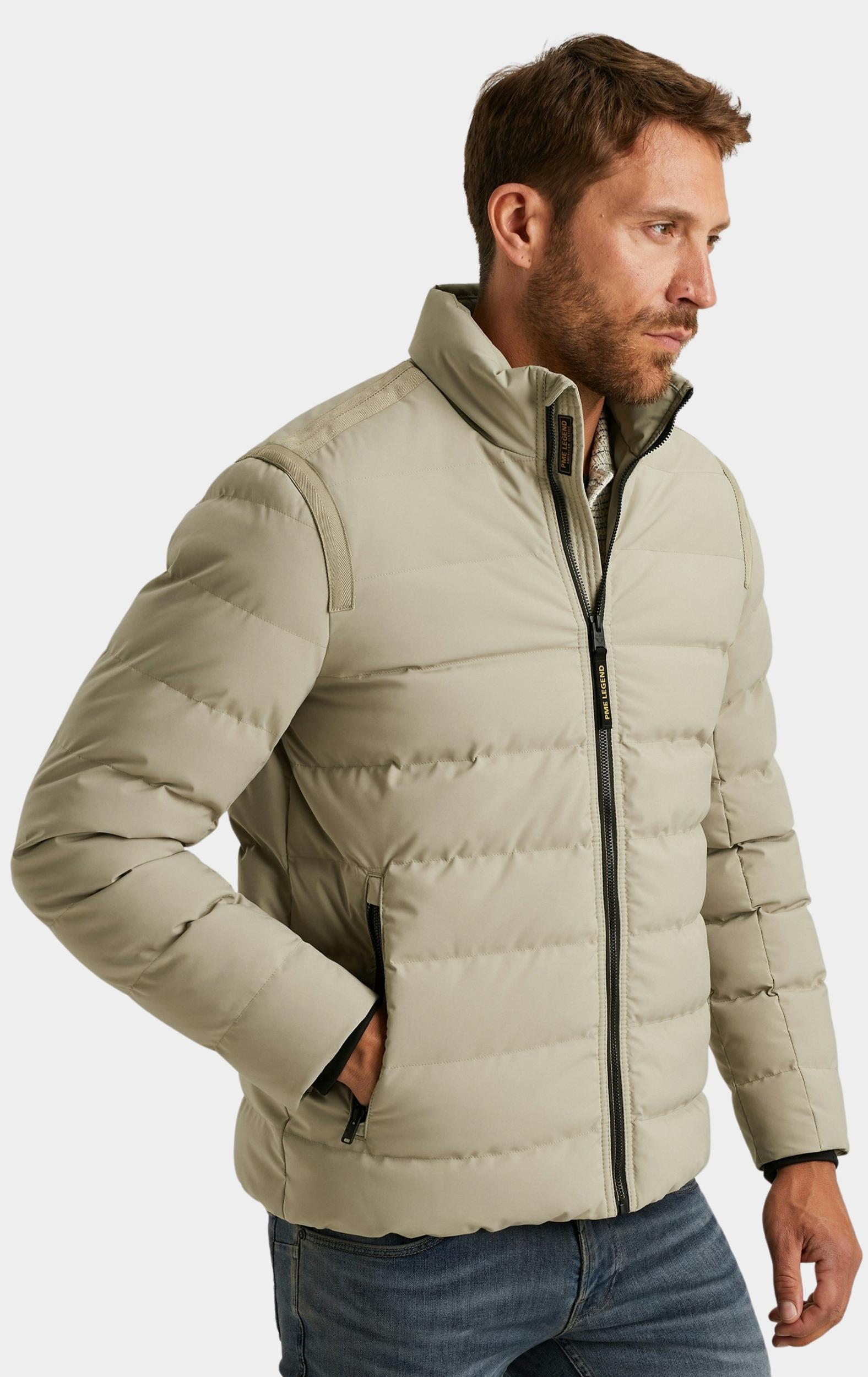 PME Legend Winterjack Beige Short jacket FREIGHTYET Perfo PJA2508114/8011