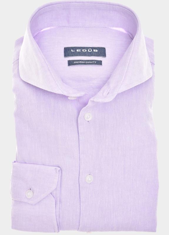 Ledub Business hemd lange mouw Paars  0142466/730-000-000
