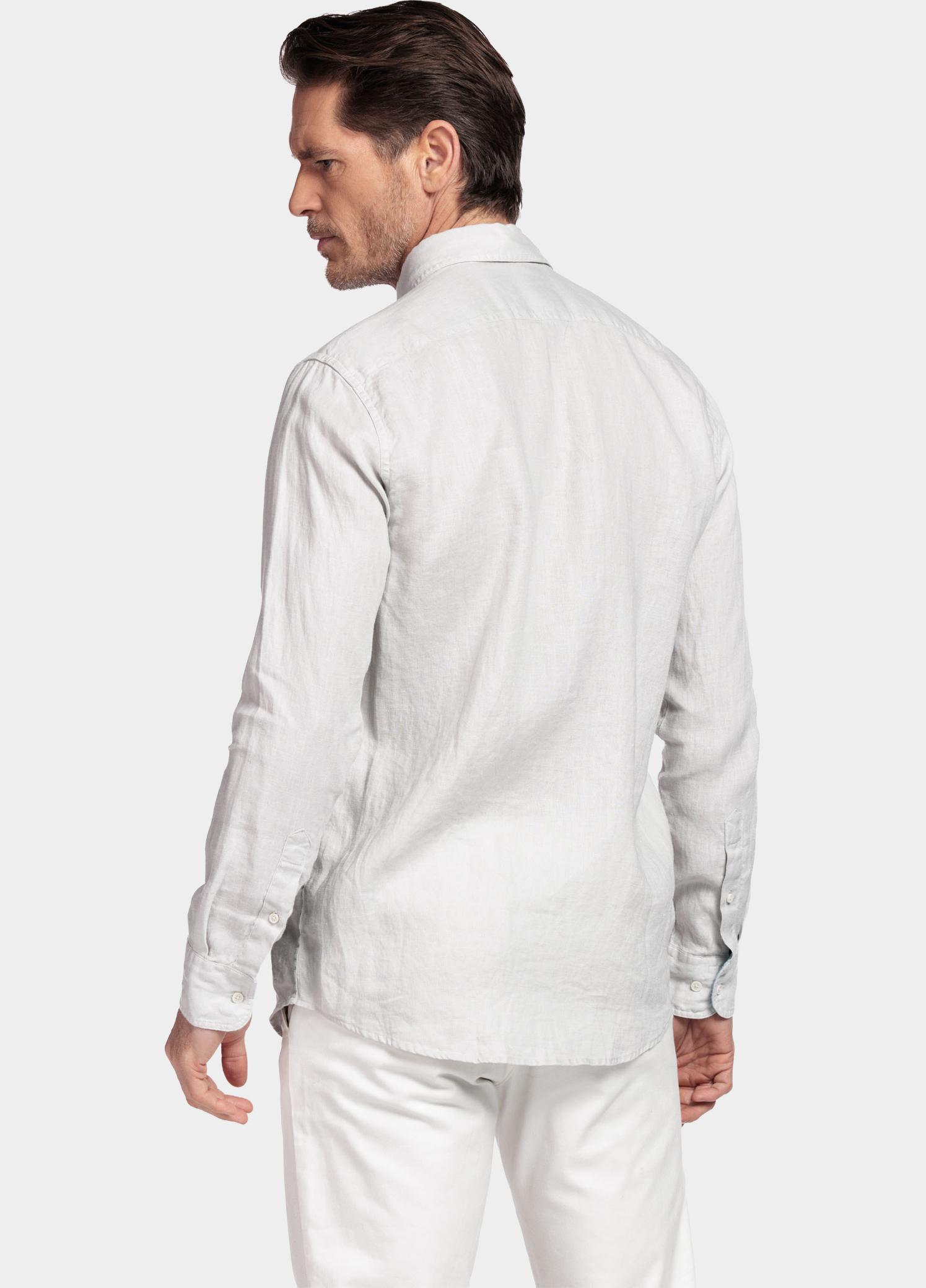 Giordano Overhemd heren Grijs Ivy Long Sleeve Button Down S 617009/91