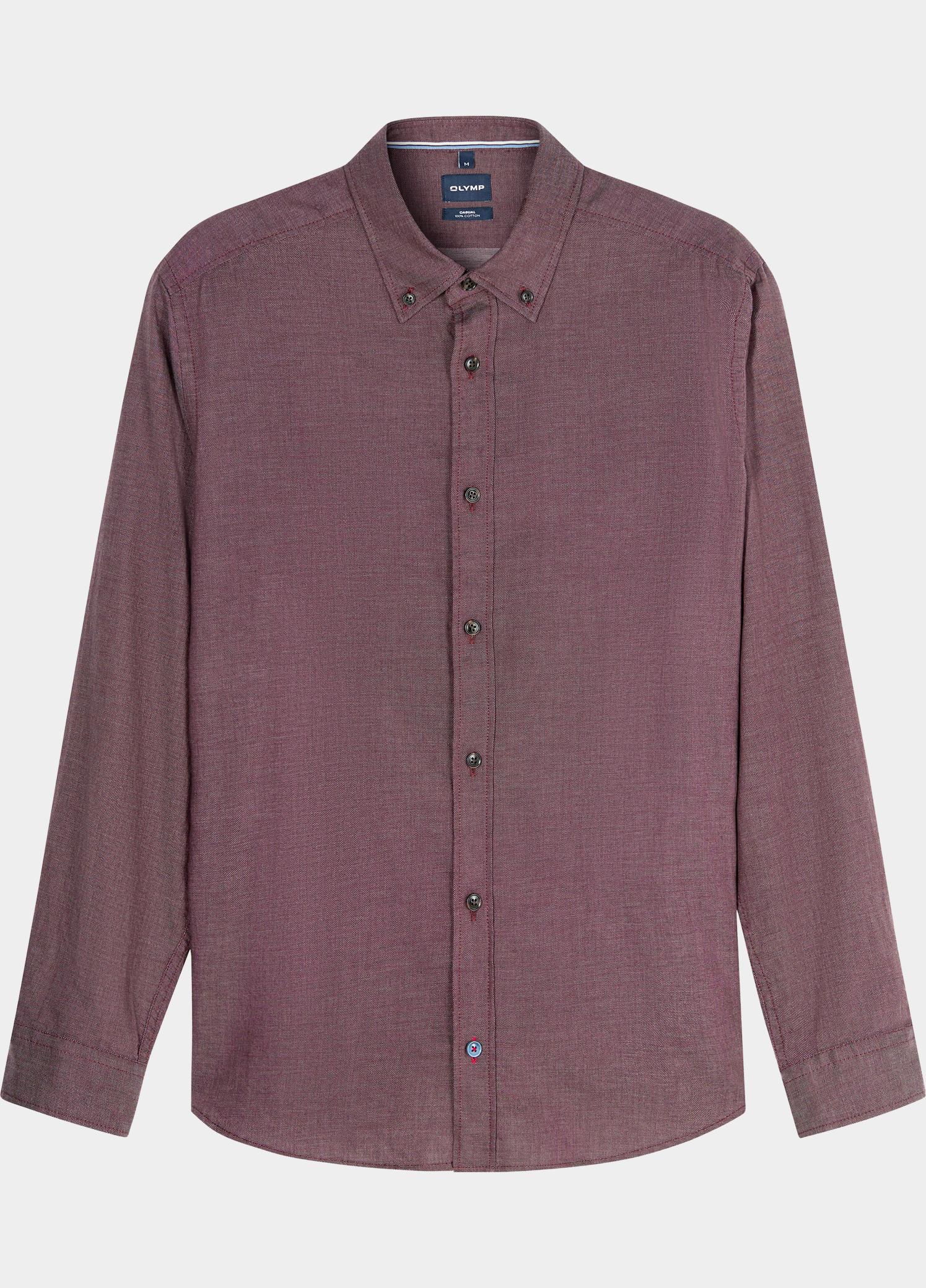 Olymp Overhemd heren Rood CASUAL D.8410 400824/37