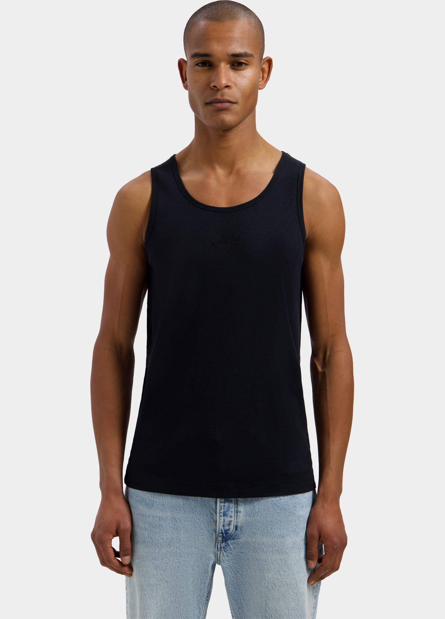 Dstrezzed T-shirt korte mouw Zwart DS_Kev Singlet 203074/999