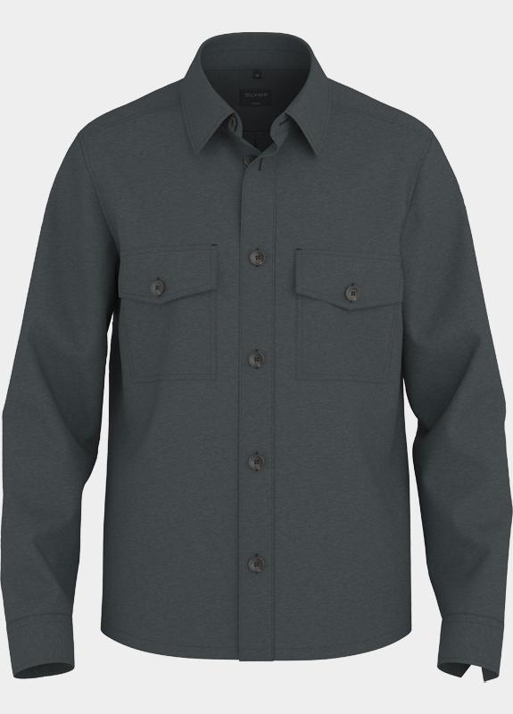 Olymp Overhemd heren Blauw Casual 411014/18