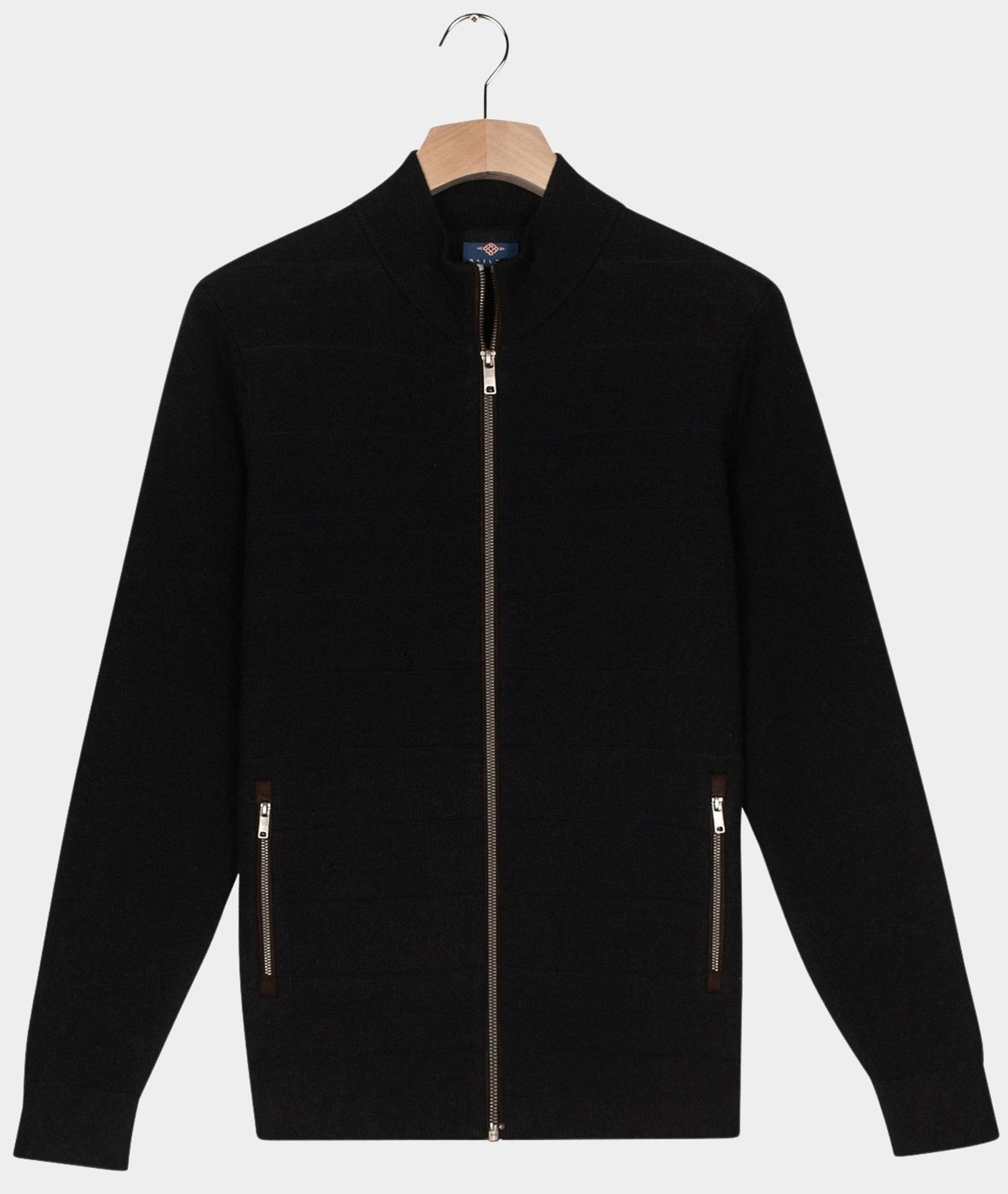 Baileys Vest Blauw Cardigan Zip 522097/60