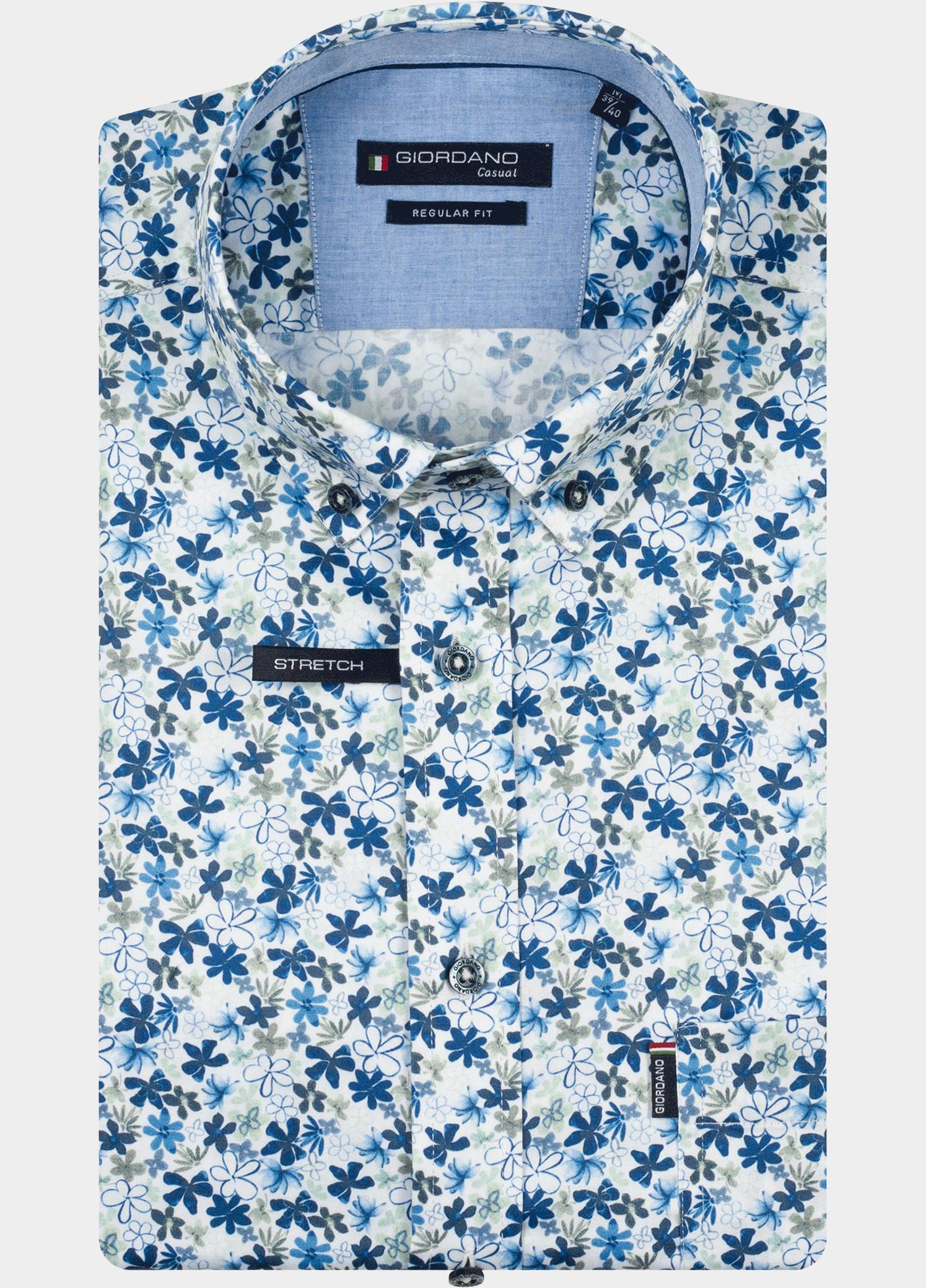 Giordano Overhemd heren Groen Ivy Long Sleeve Button Down S 617023/70