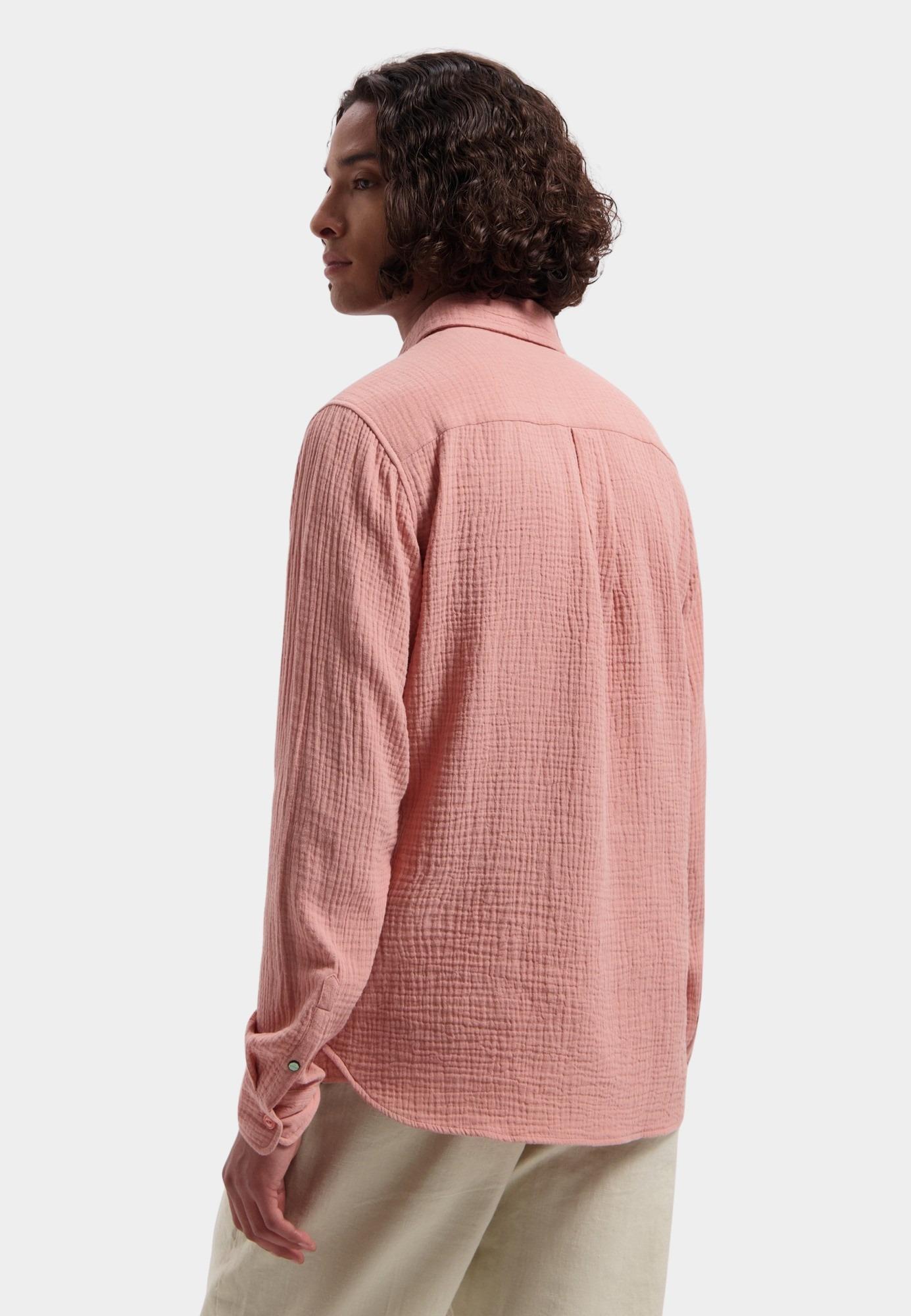Dstrezzed Casual hemd lange mouw Roze DS_Axton Shirt 303816/454