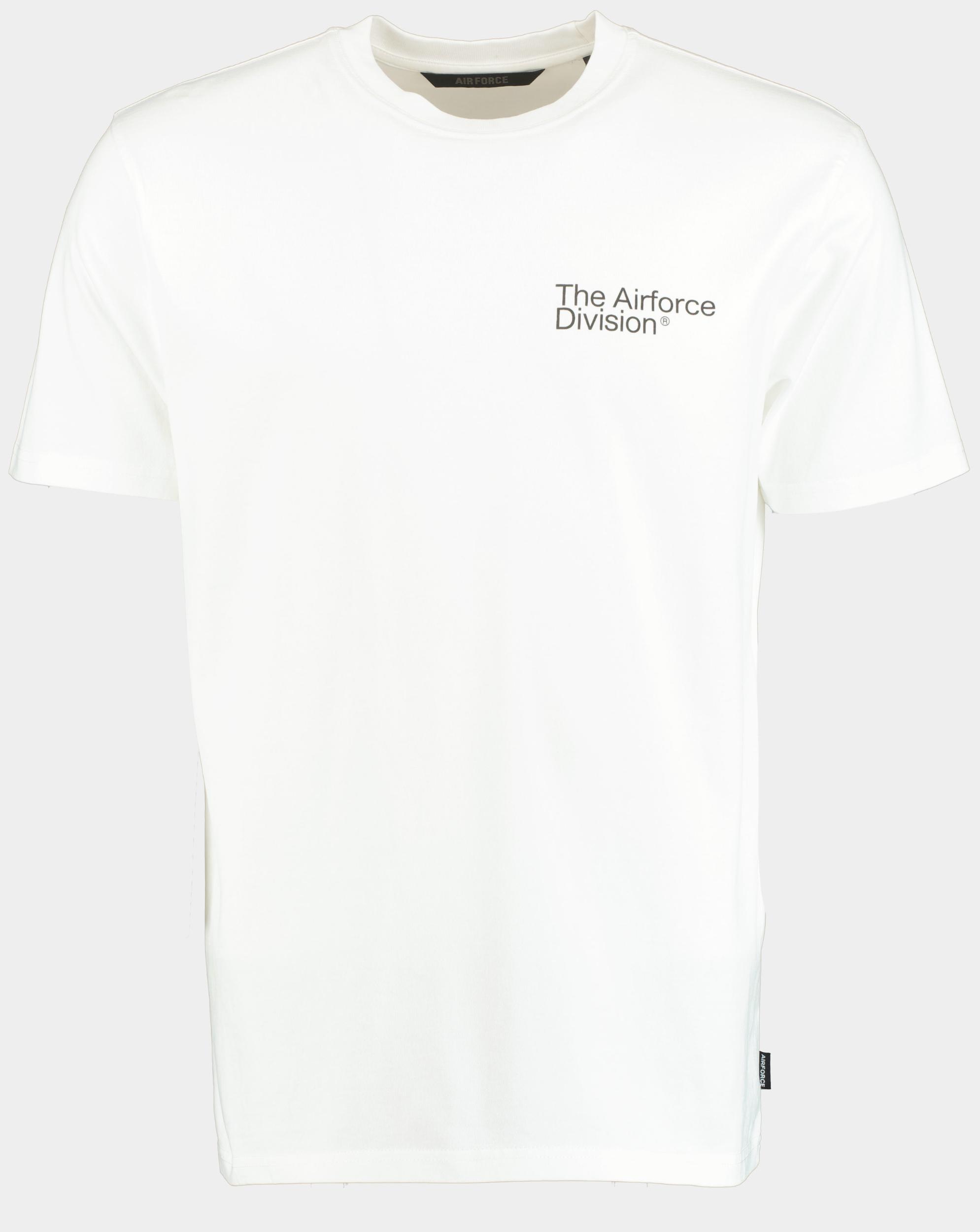 Airforce T-shirt korte mouw Wit Division T-shirt GEM1220/100