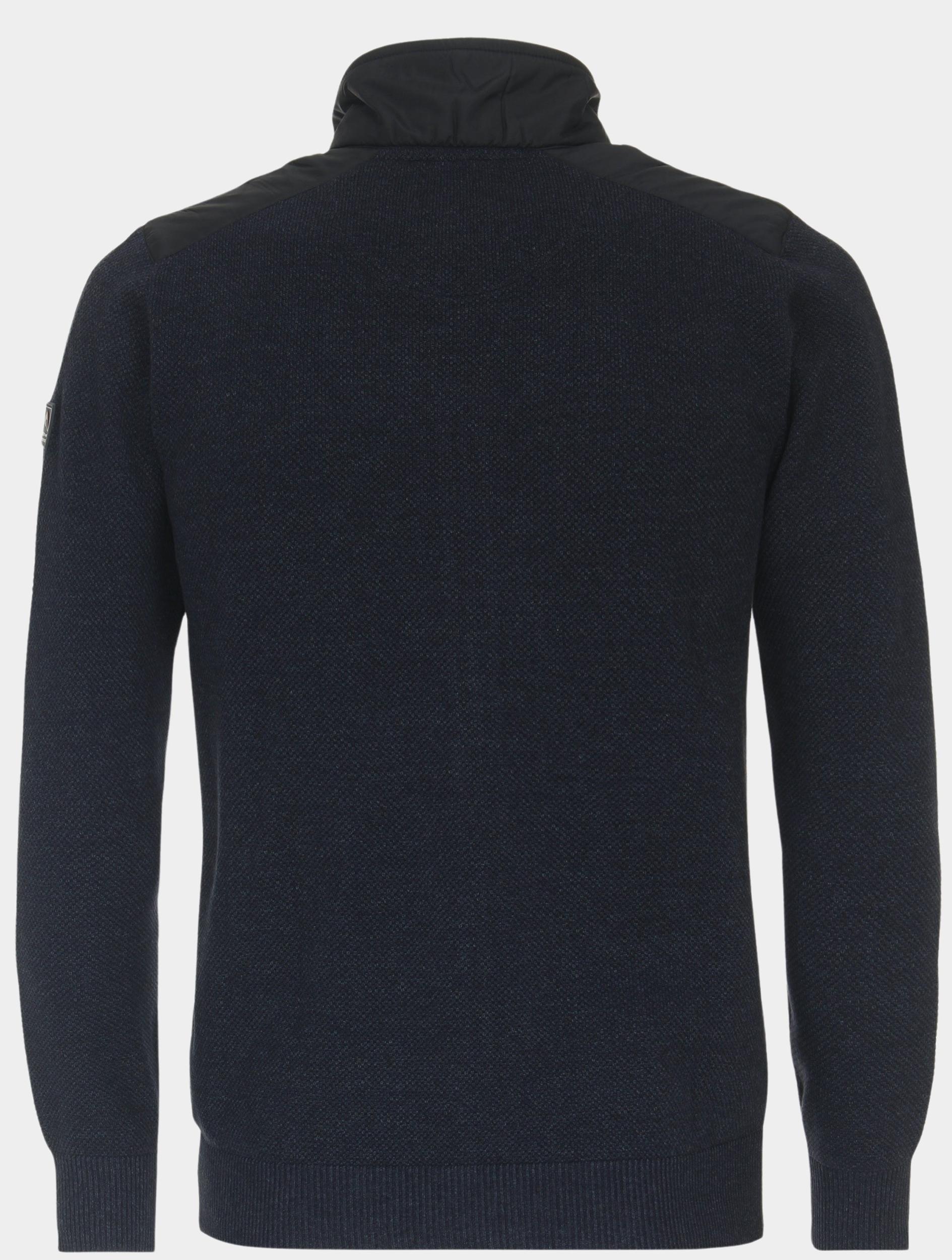 Casamoda Vest Blauw Strickjacke 434104700/105
