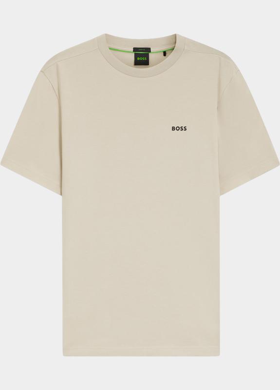 BOSS Green T-shirt korte mouw Beige Tee 10256064 01 50506373/275