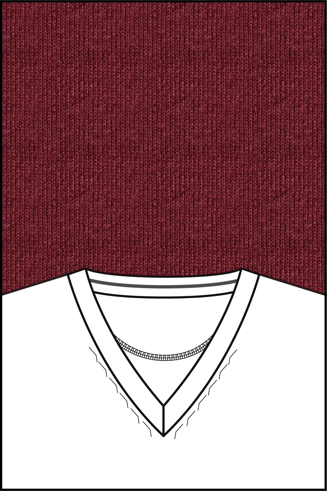 Baileys Pullover Paars V-Neck Pullover  14gg single 520065/40