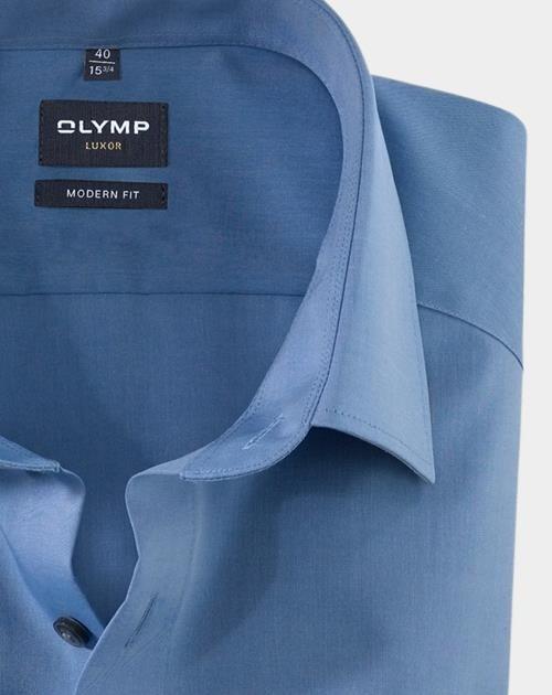 Olymp Business hemd korte mouw Blauw Luxor 030412/15