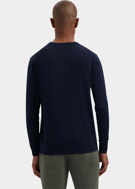 Dstrezzed Pullover Blauw DS_Destin Crewneck 405596-AW25/649