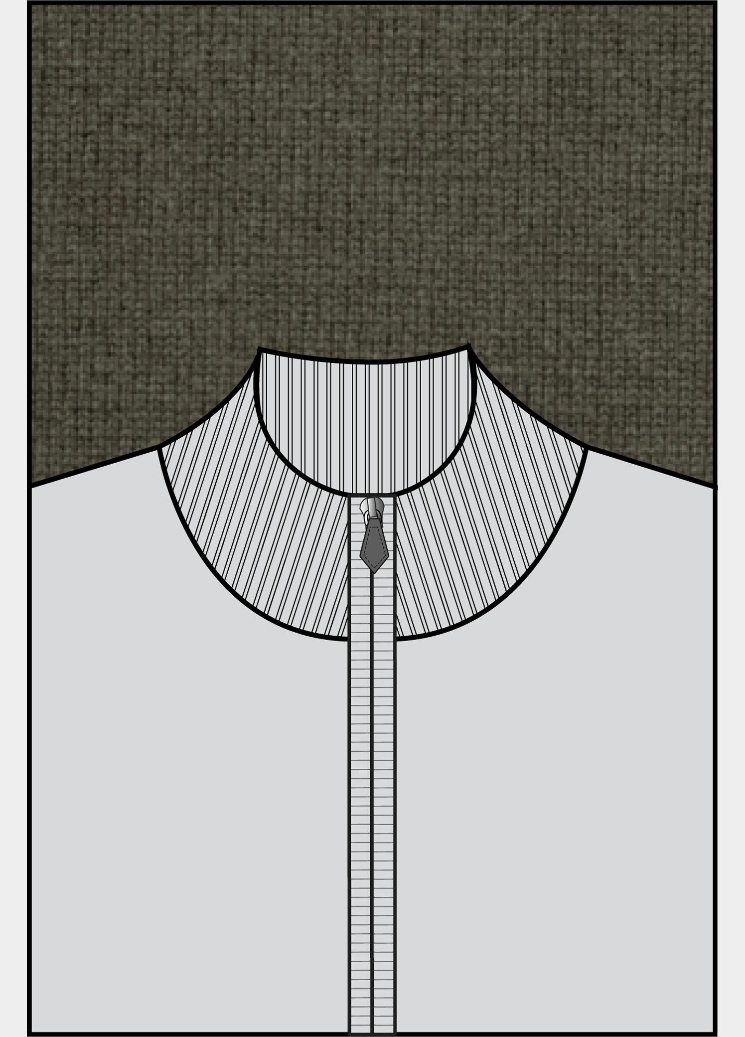 Baileys Vest heren Grijs Cardigan Zip  10gg, single kn 620096/98