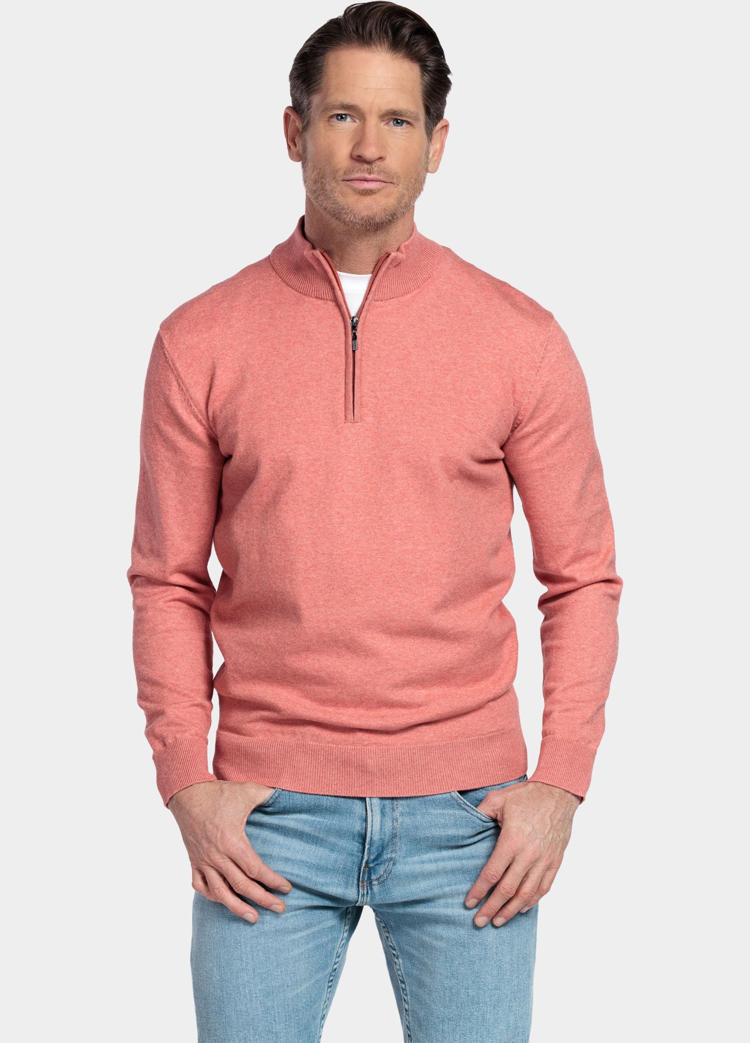 Baileys Half Zip Oranje Pullover 1/2 zip  with low po 618400/355