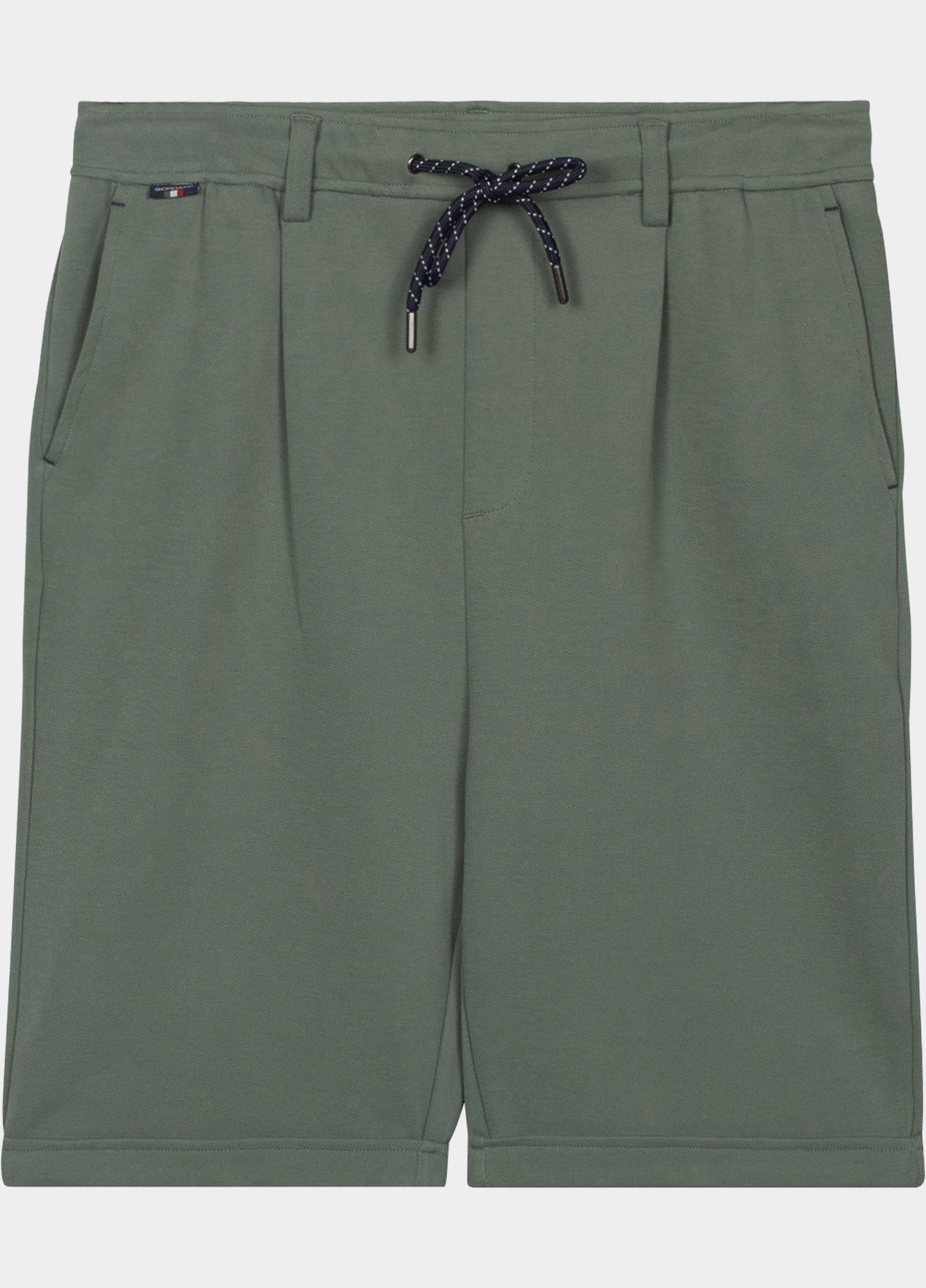 Giordano Korte Broek heren Groen Salina short Double Face Inte 611121/70