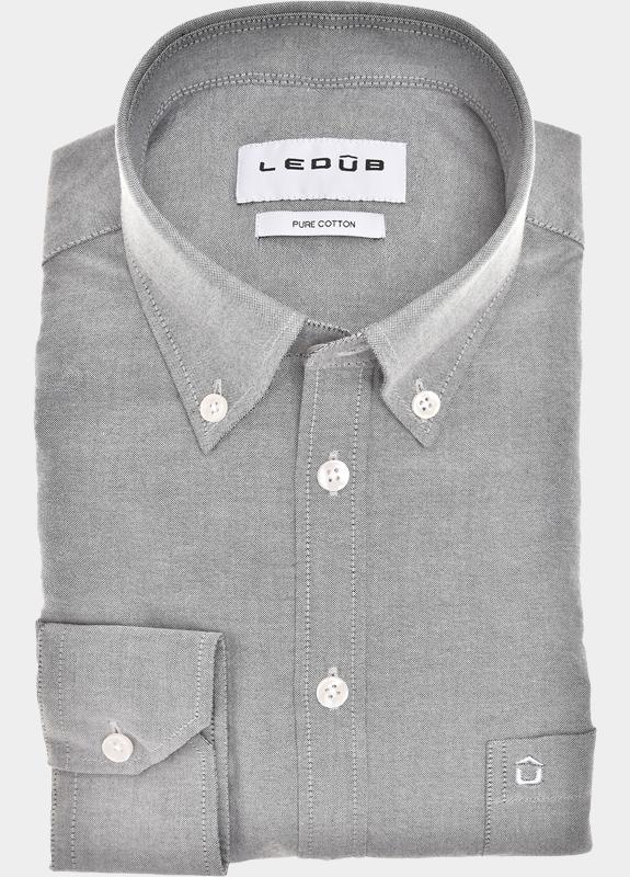 Ledub Business hemd lange mouw Zwart  0702116/290-000-000