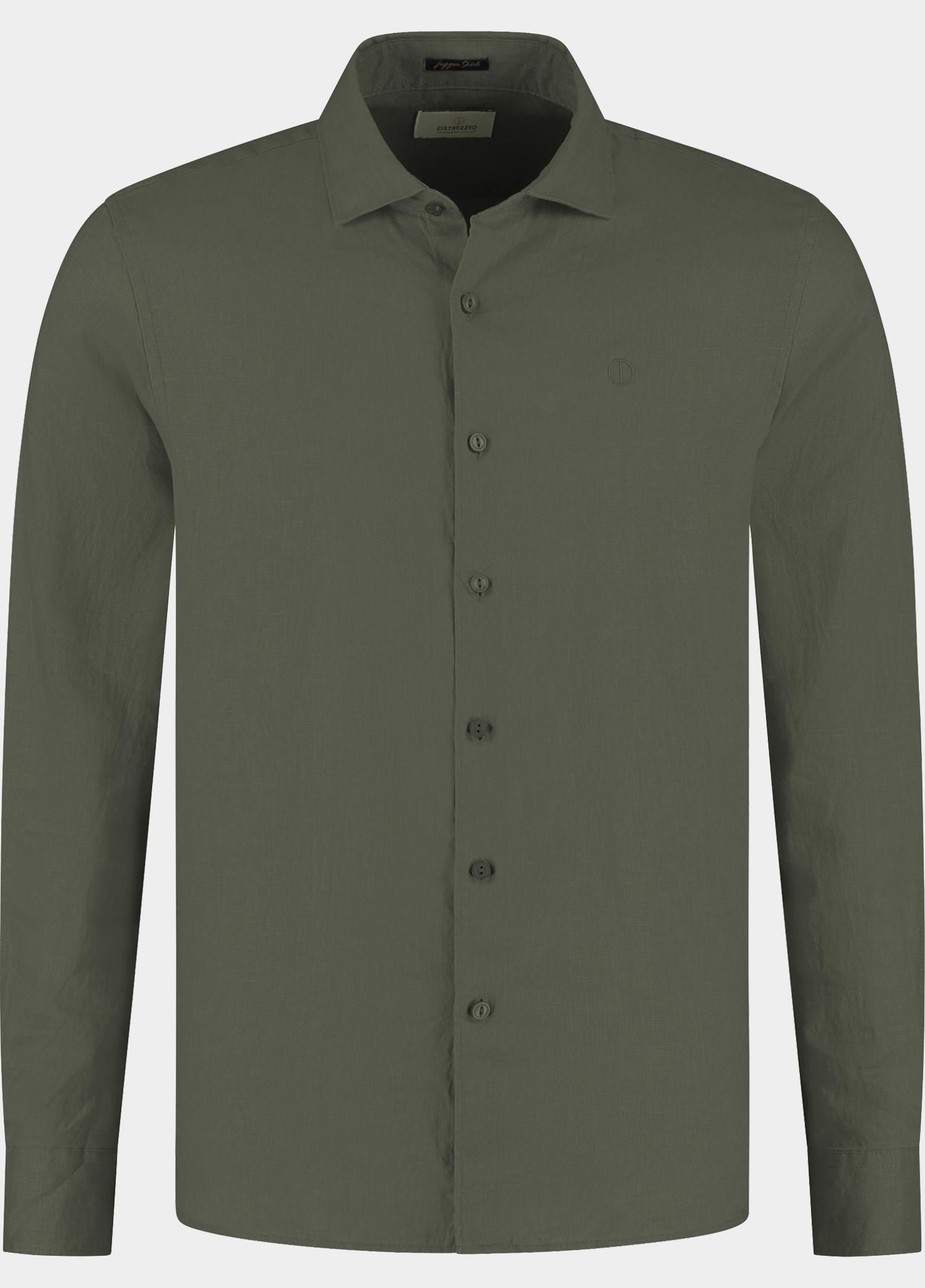 Dstrezzed overhemd korte mouw heren Groen Jagger Shirt 303710/524