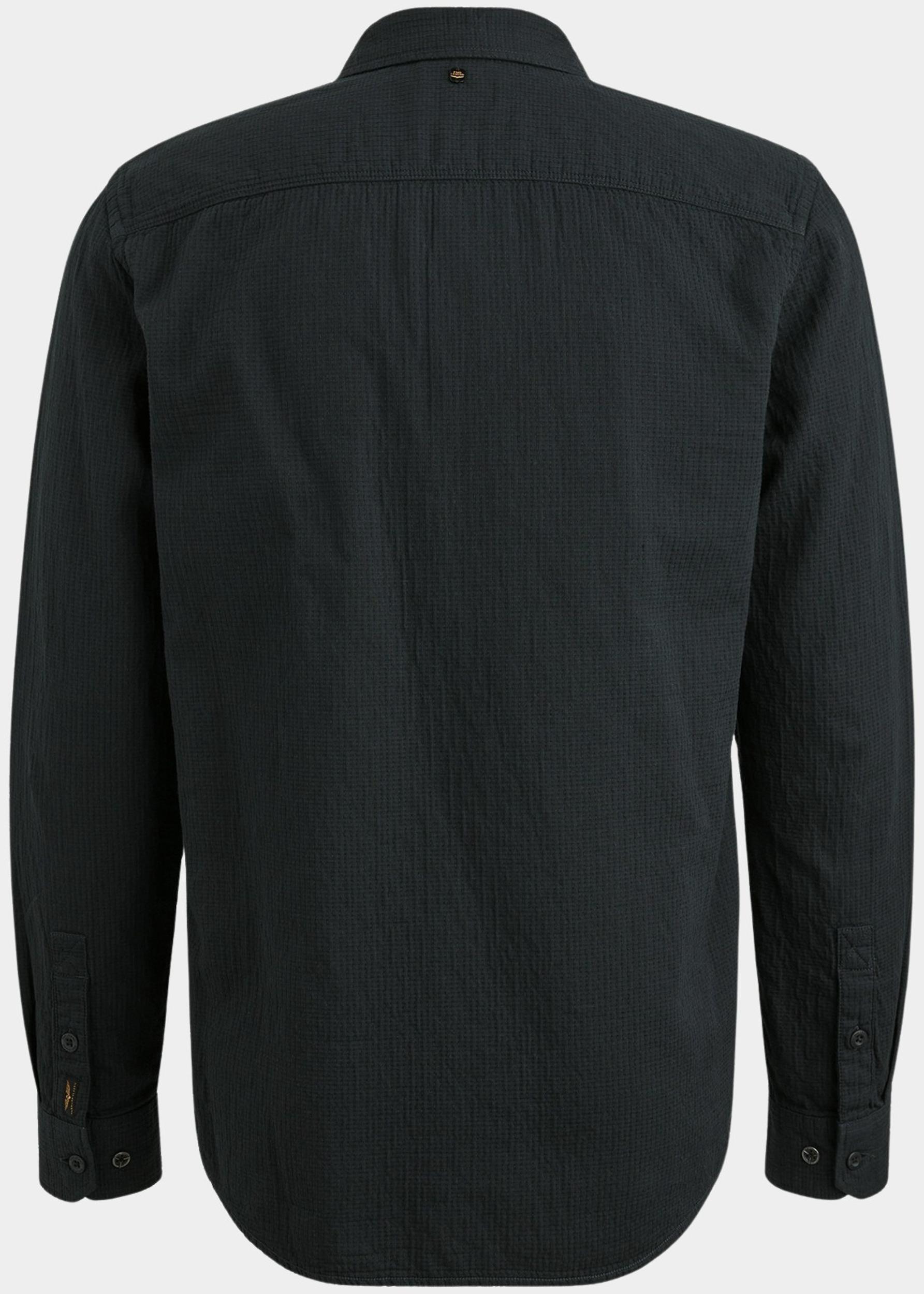 PME Legend Casual hemd lange mouw Zwart LONG SLEEVE SHIRT Quilt Popli PSI2508209/5281