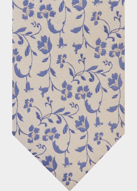 Profuomo Stropdas Beige  PPVA10058/A