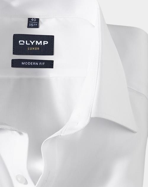 Olymp Business hemd lange mouw Wit 0300/58 Hemden 030058/00