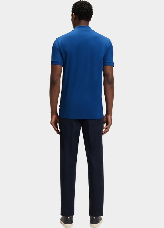 BOSS Black Polo korte mouw Blauw Pallas 10241531 01 50468362/429