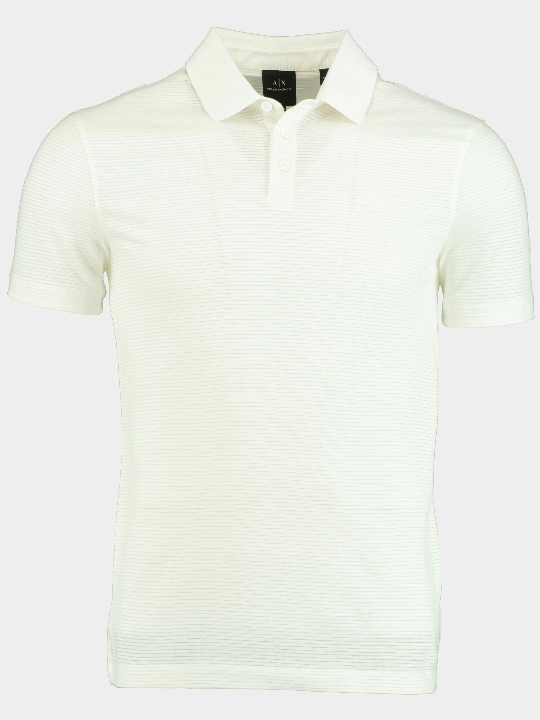 Armani Exchange Polo korte mouw Wit  3LZFAB.ZJ3MZ/01DE