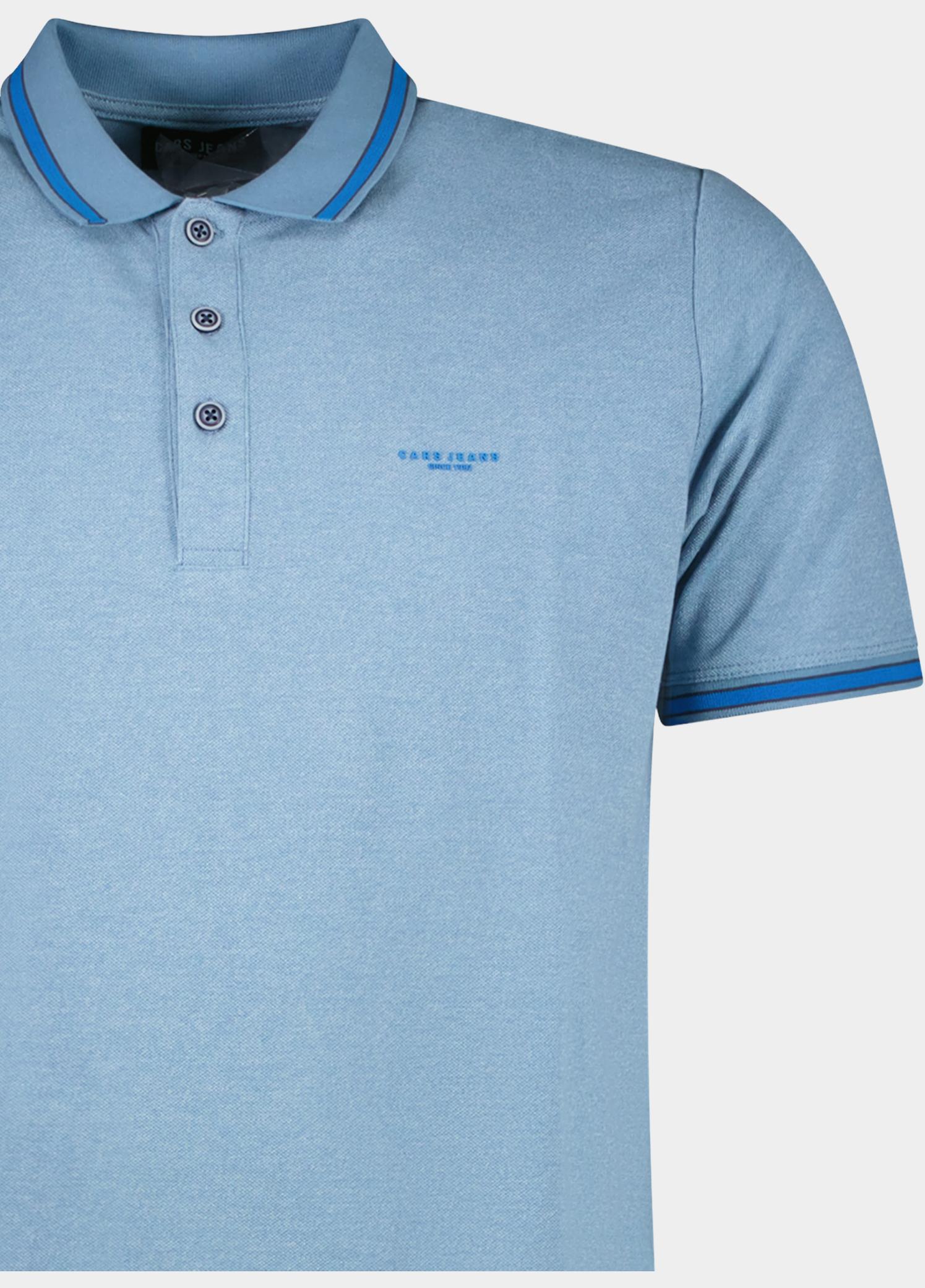 Cars Jeans Polo heren Blauw Povi 45416/71