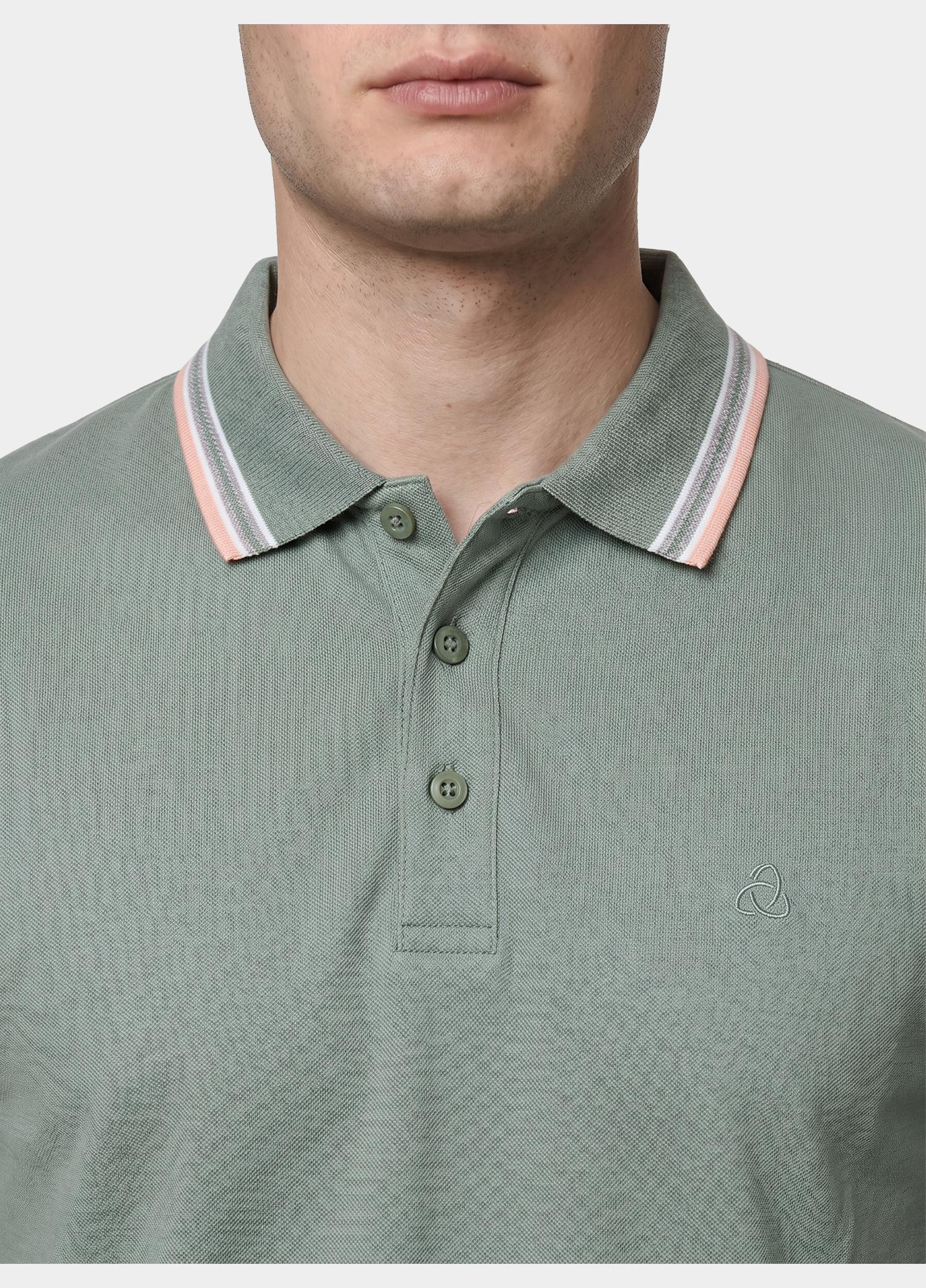 Scotland Blue Polo heren Groen Brick Polo Plain Contrast Col SPE25108BR06SB/361 sea green