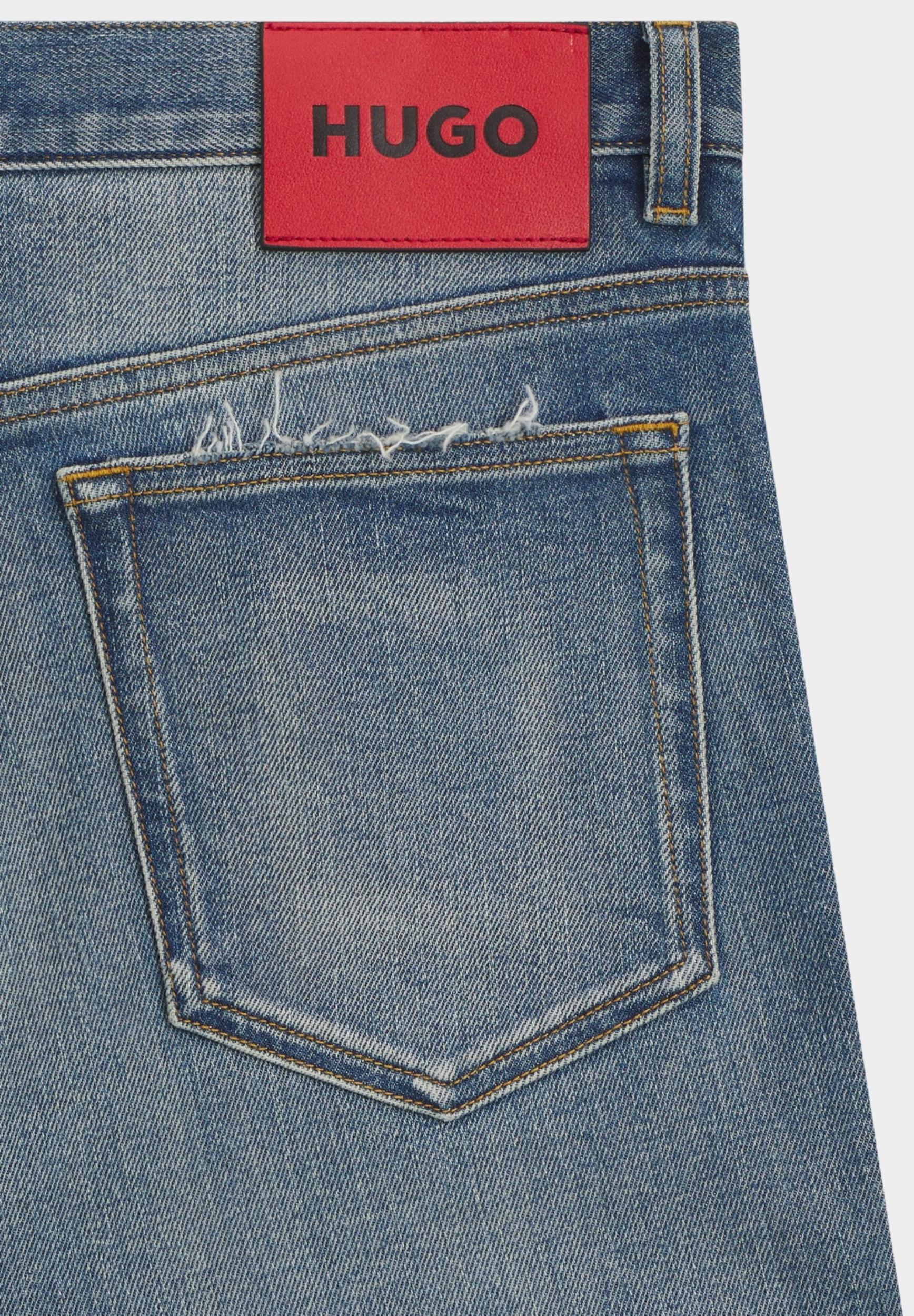 HUGO Red 5-Pocket Jeans Blauw HUGO 708 10271026 03 50545133/444